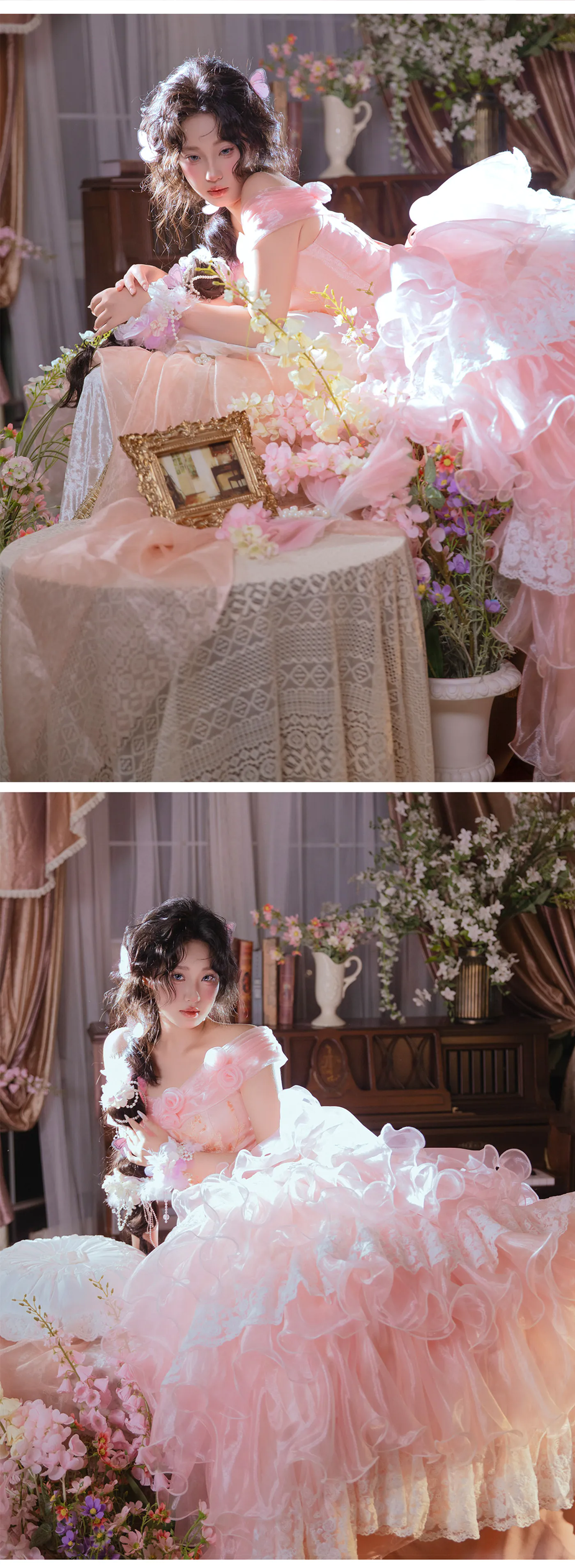 Romantic-Blush-Pink-Off-Shoulder-Lace-Embroidery-Tiered-Tulle-Prom-Dress10