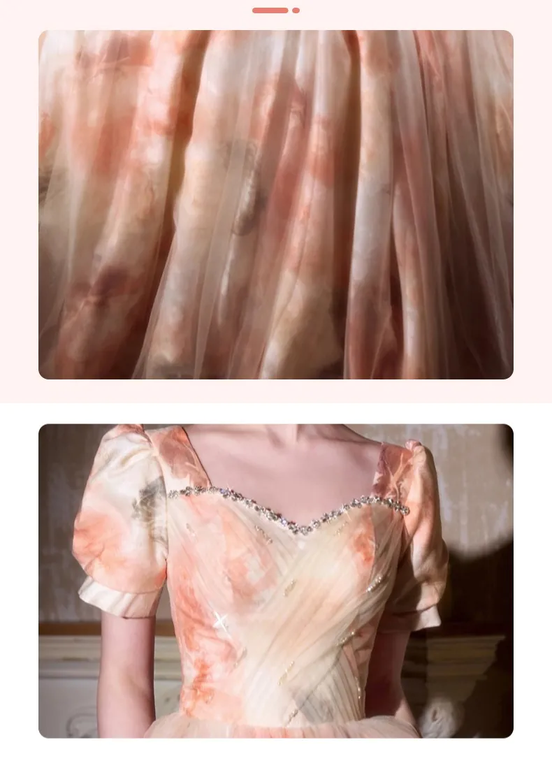 Vintage-Court-Style-Champagne-Sweetheart-Neckline-Tulle-Prom-Formal-Dress09