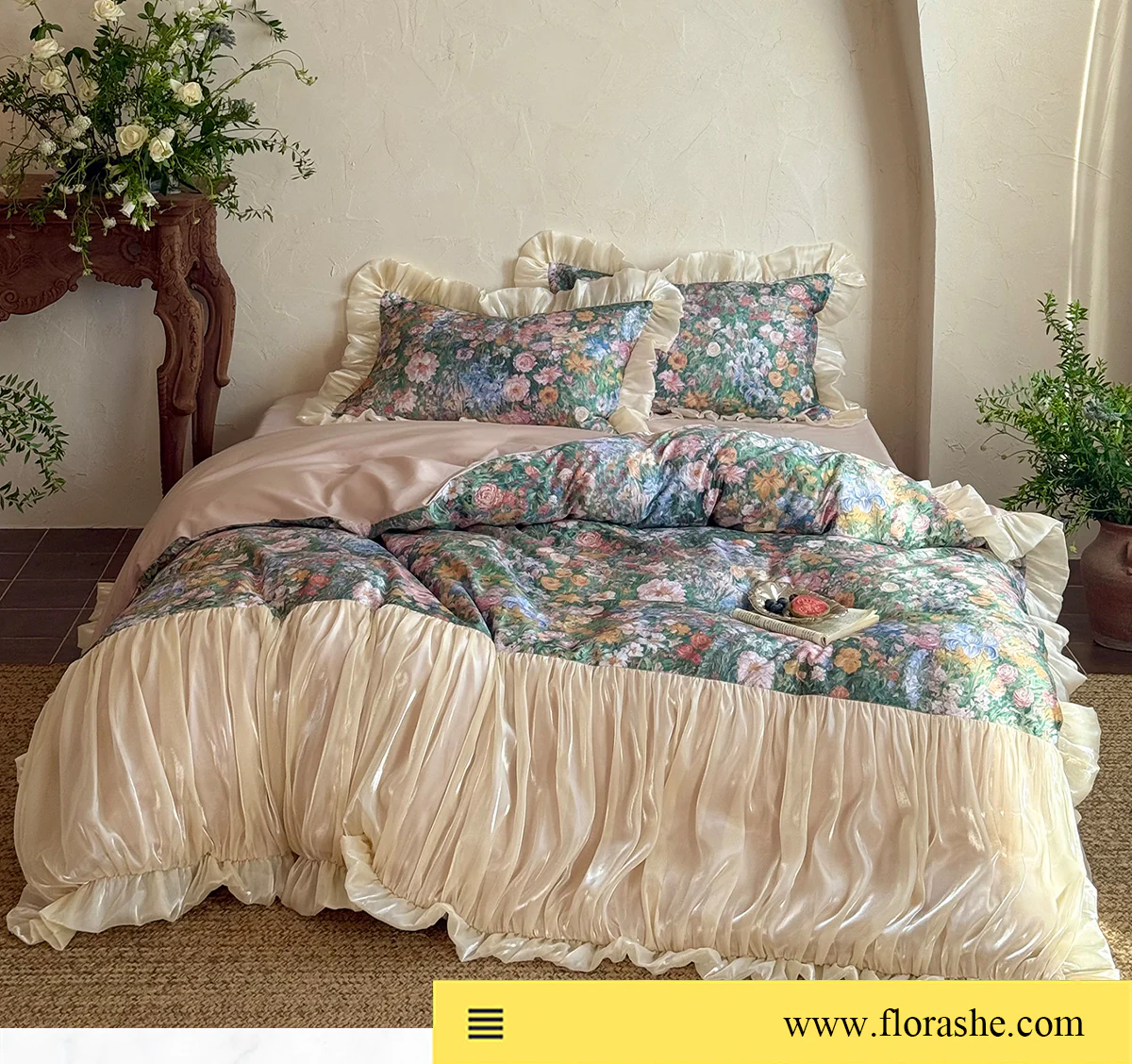 Artistic-100-Cotton-Oil-Painting-All-Seasons-Queen-King-Size-Bed-Set07