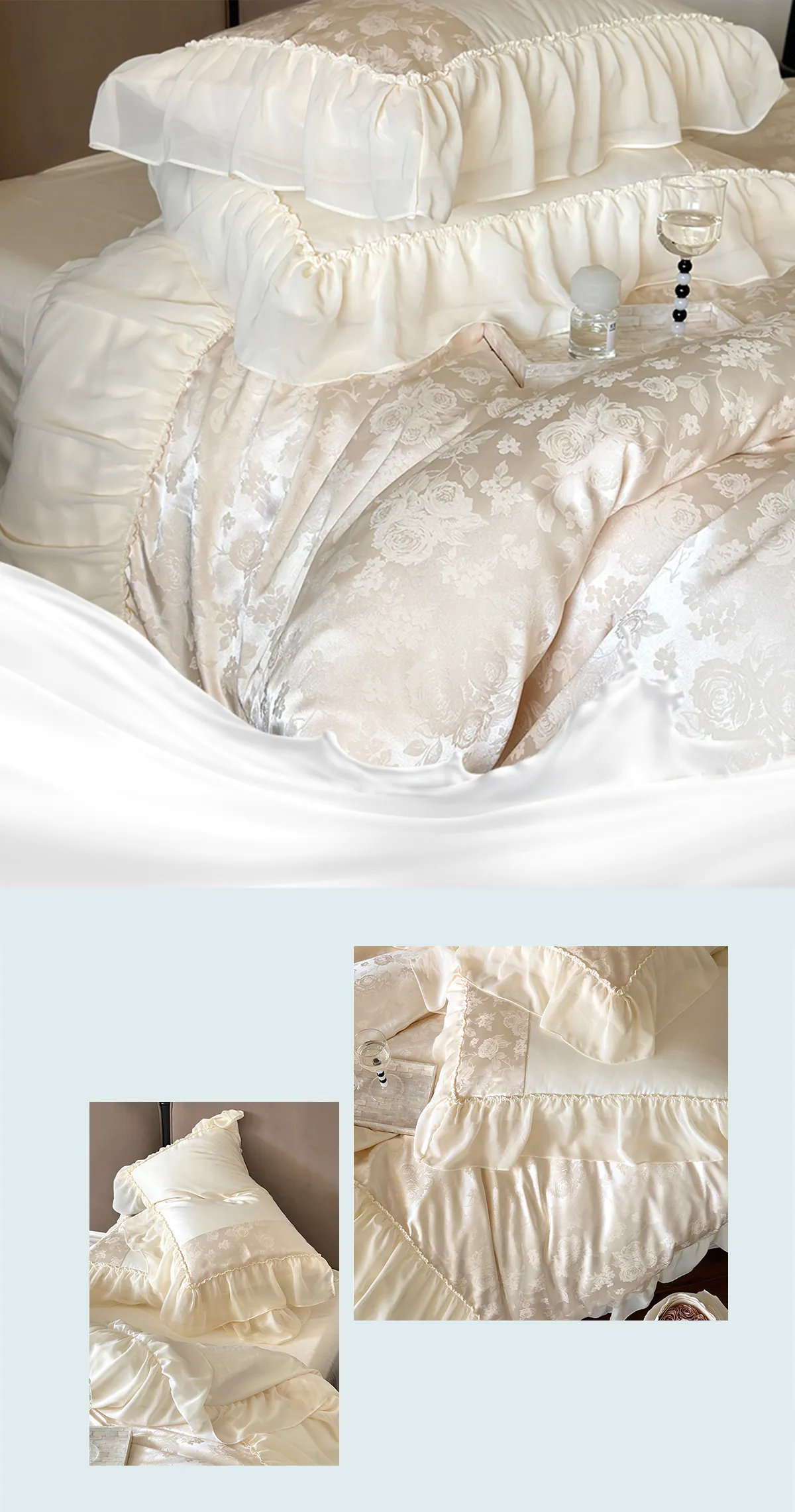 Luxury-Long-Staple-Cotton-Jacquard-Floral-Ruffle-Bedding-4-Pcs-Set10