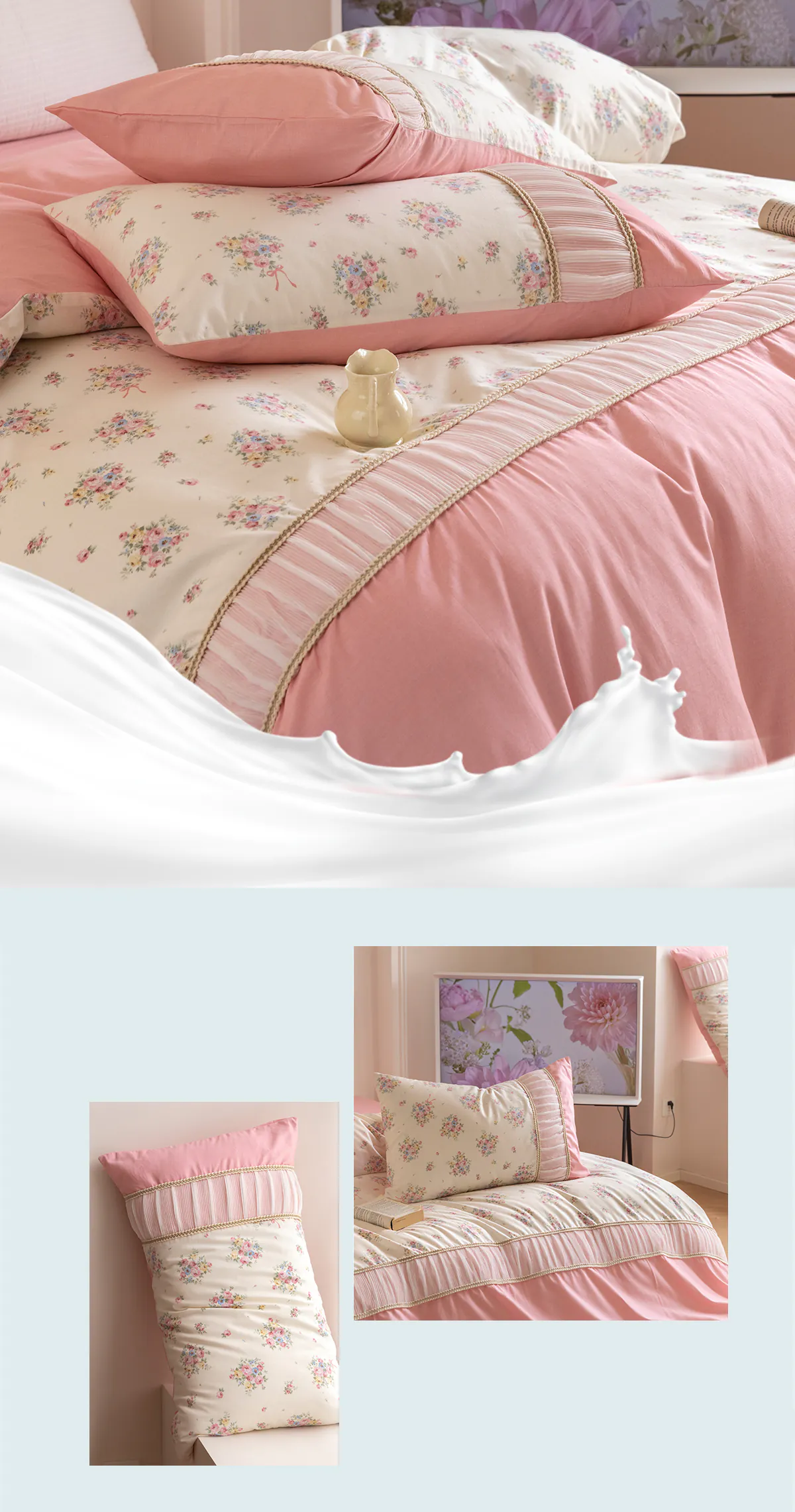 Retro-Princess-Style-100-Cotton-Floral-Duvet-Cover-Bedding-Set13