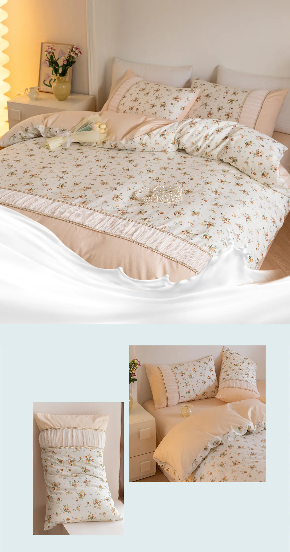 Retro-Princess-Style-100-Cotton-Floral-Duvet-Cover-Bedding-Set23