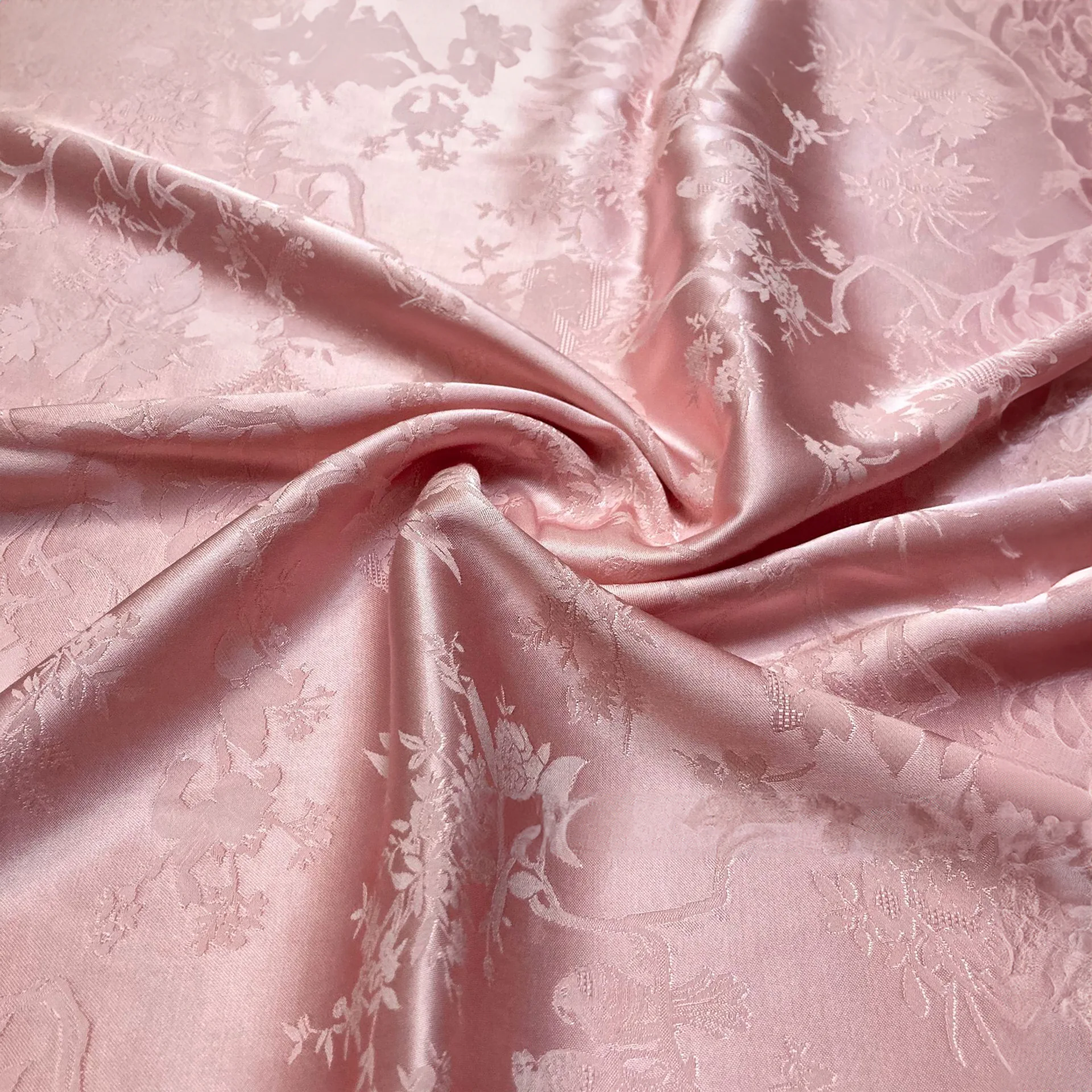 Satin Jacquard Fabric for Wedding Decor DIY Dress Crafts01