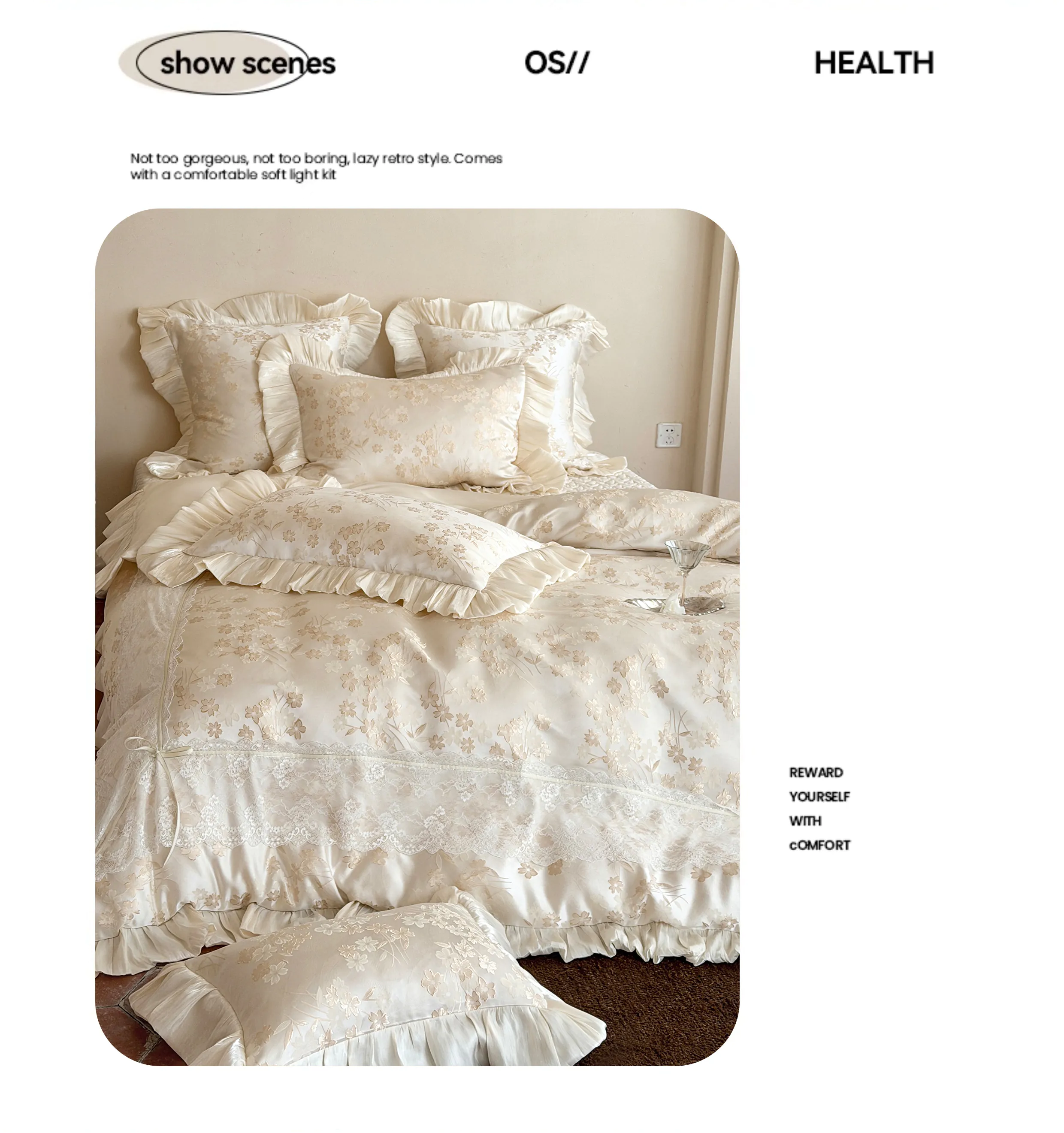 Aesthetic-Embossed-Flower-Jacquard-Lace-Ruffle-Tencel-Duvet-Cover-Set11