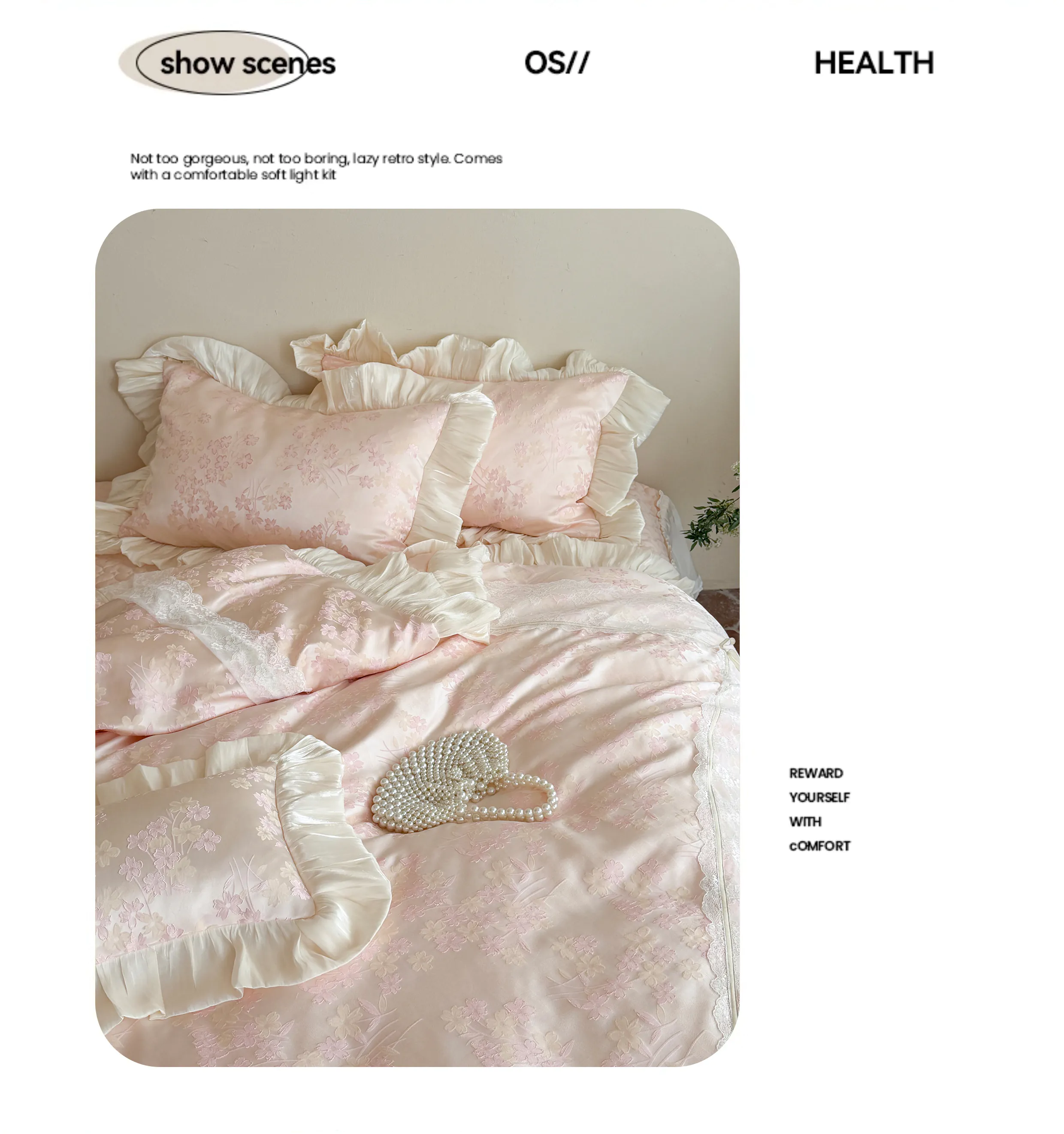 Aesthetic-Embossed-Flower-Jacquard-Lace-Ruffle-Tencel-Duvet-Cover-Set16