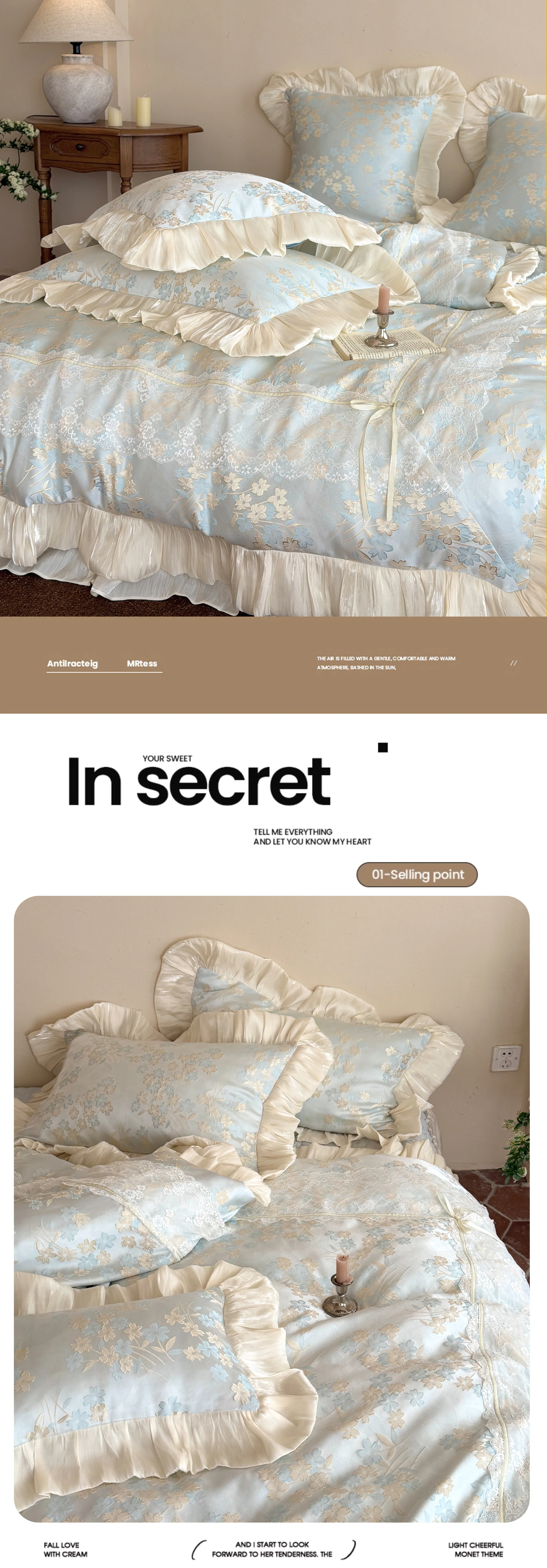 Aesthetic-Embossed-Flower-Jacquard-Lace-Ruffle-Tencel-Duvet-Cover-Set22