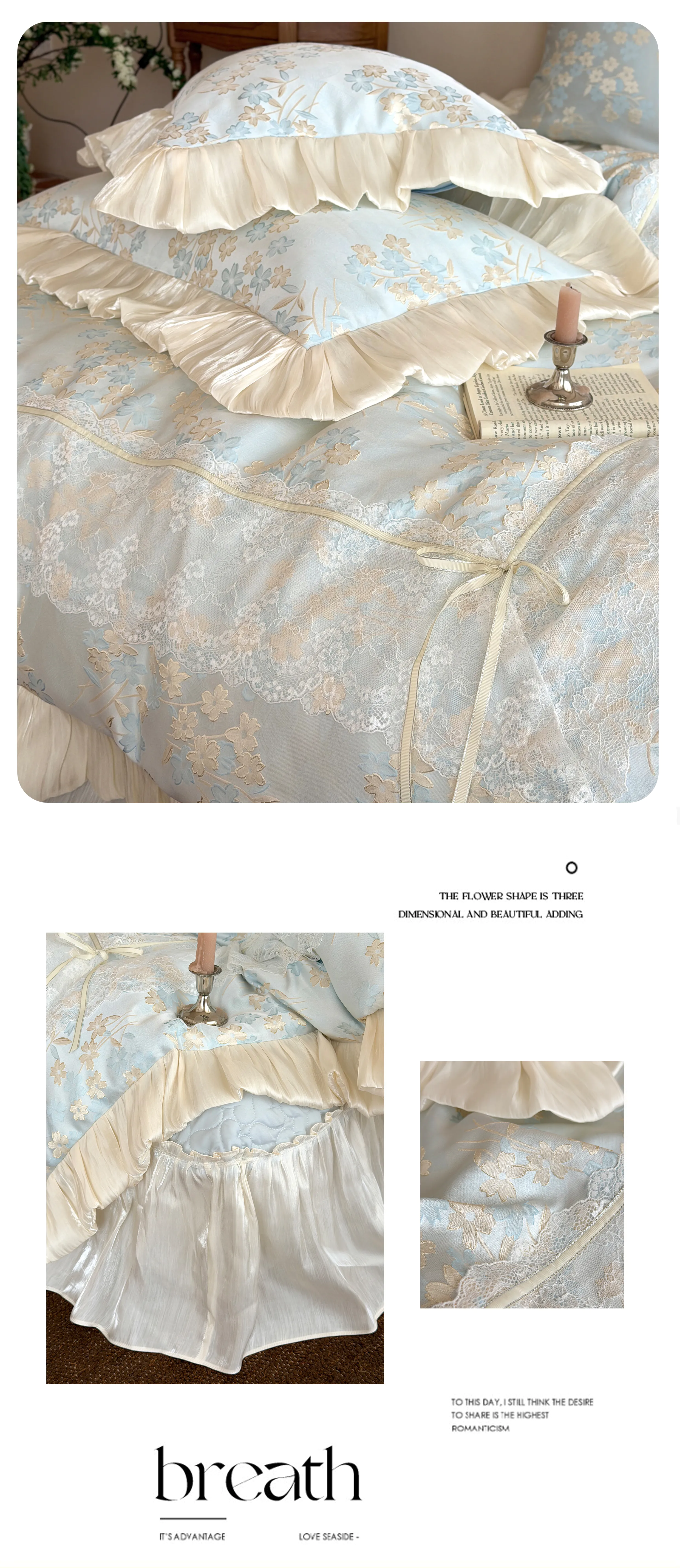 Aesthetic-Embossed-Flower-Jacquard-Lace-Ruffle-Tencel-Duvet-Cover-Set23