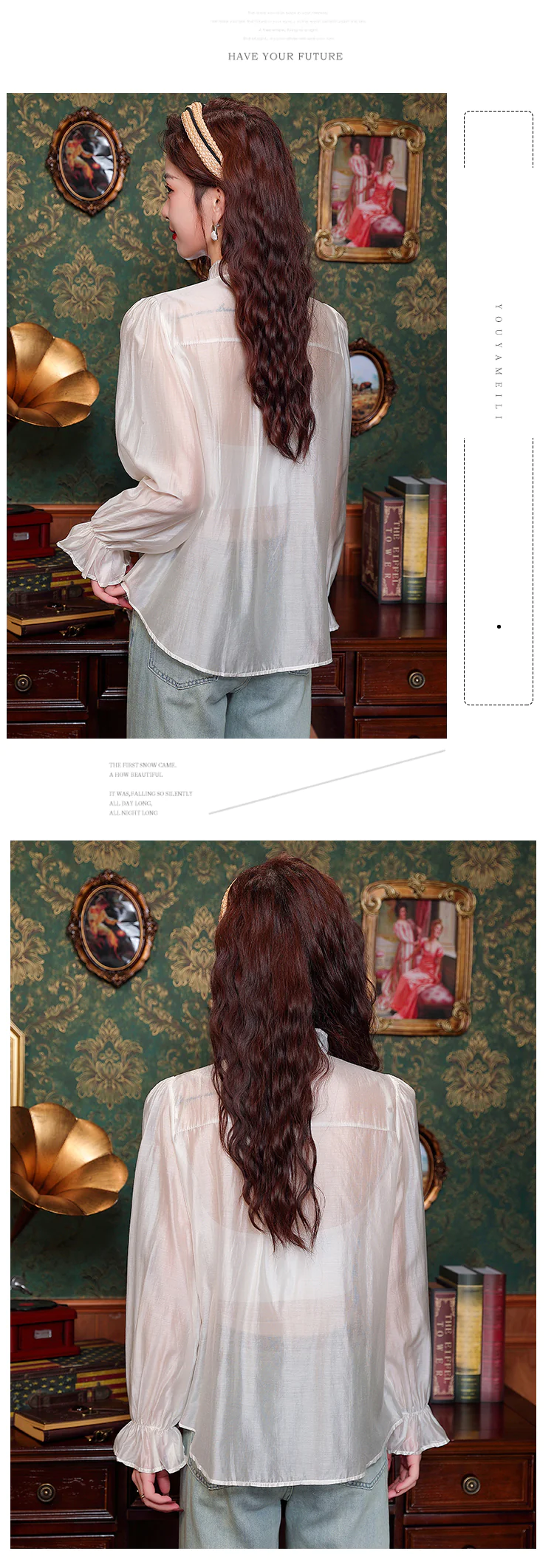 Charming-Ladies-Vintage-Lantern-Sleeve-Ruffle-Collar-Blouse-Shirt16