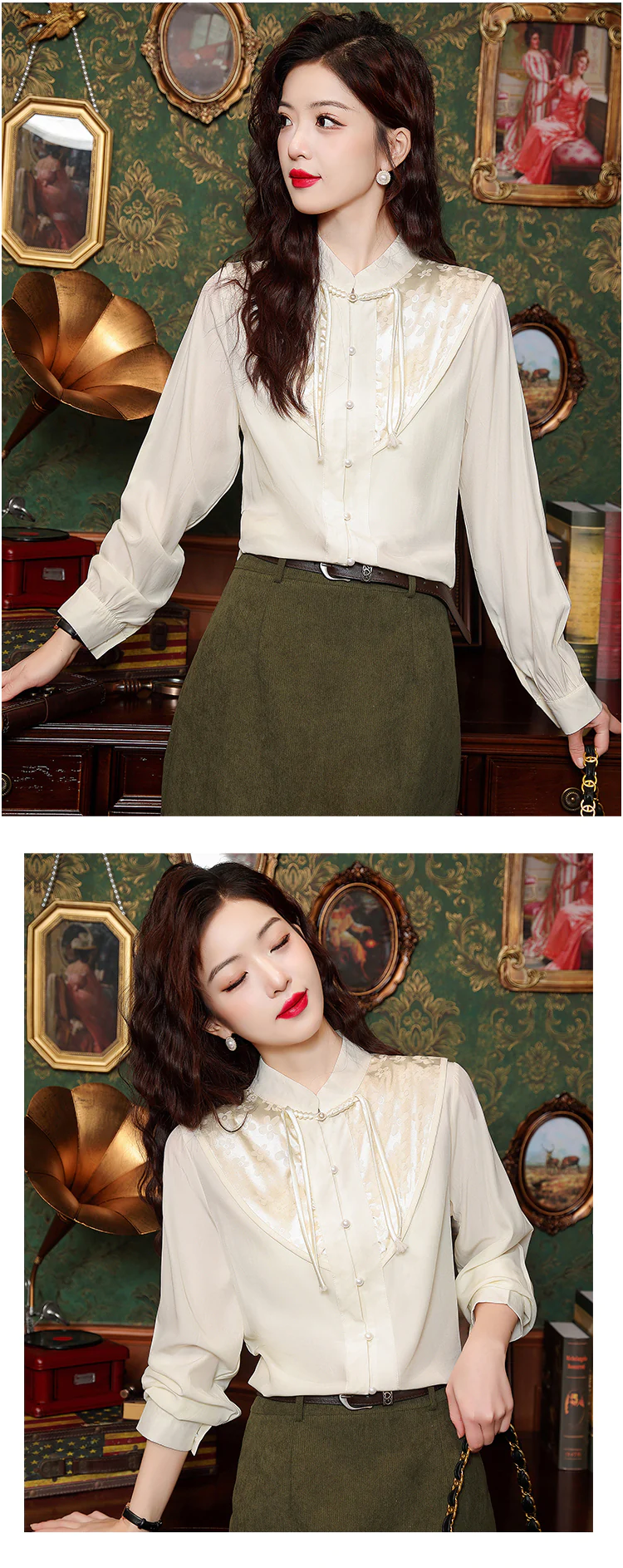 Classic-Mandarin-Collar-Long-Sleeve-Casual-Shirt-Blouse-for-Women13