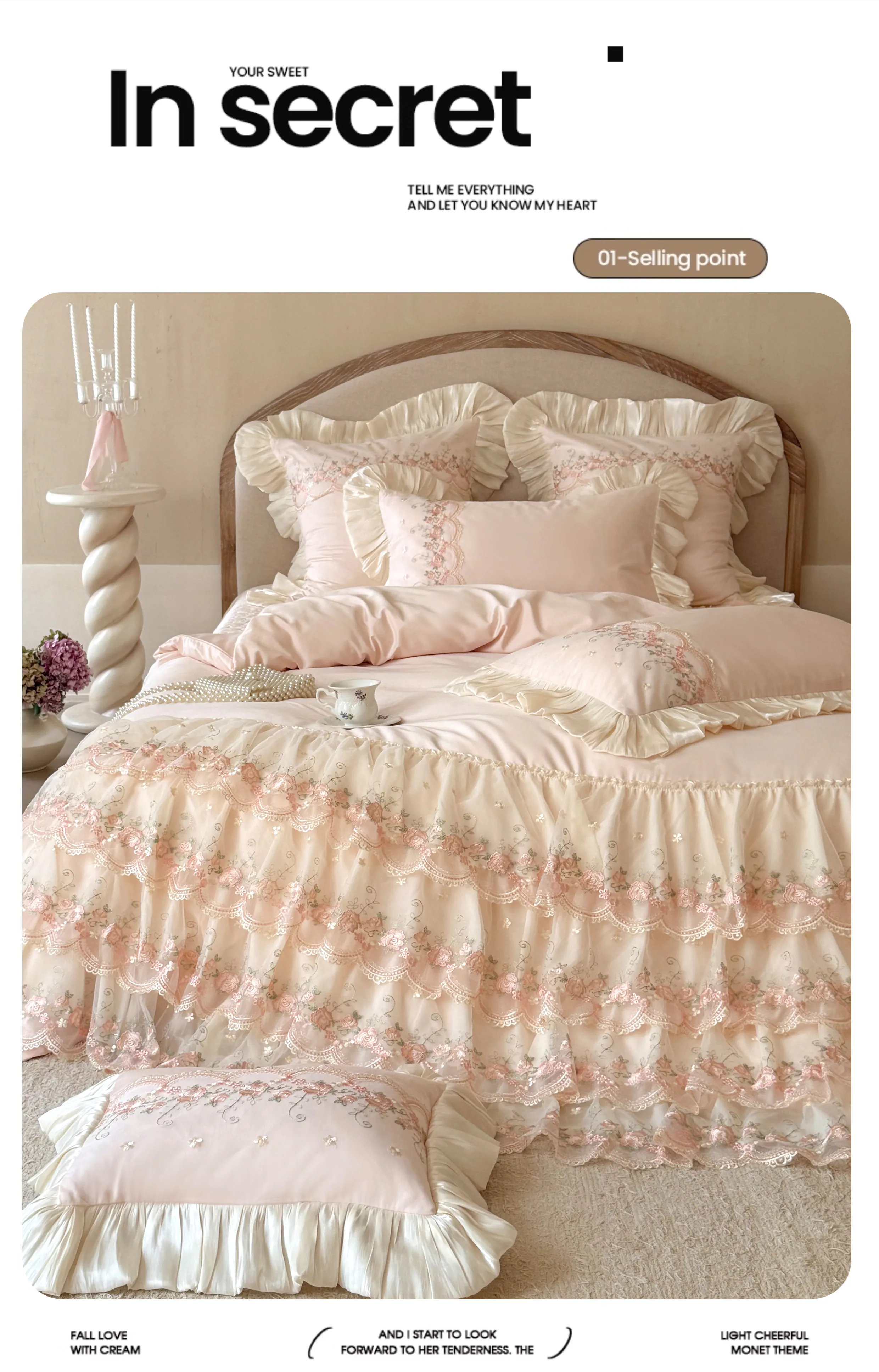 Coquette-100S-Long-Staple-Cotton-Multi-Layered-Lace-Ruffle-Bedding-4-Pcs-Set11