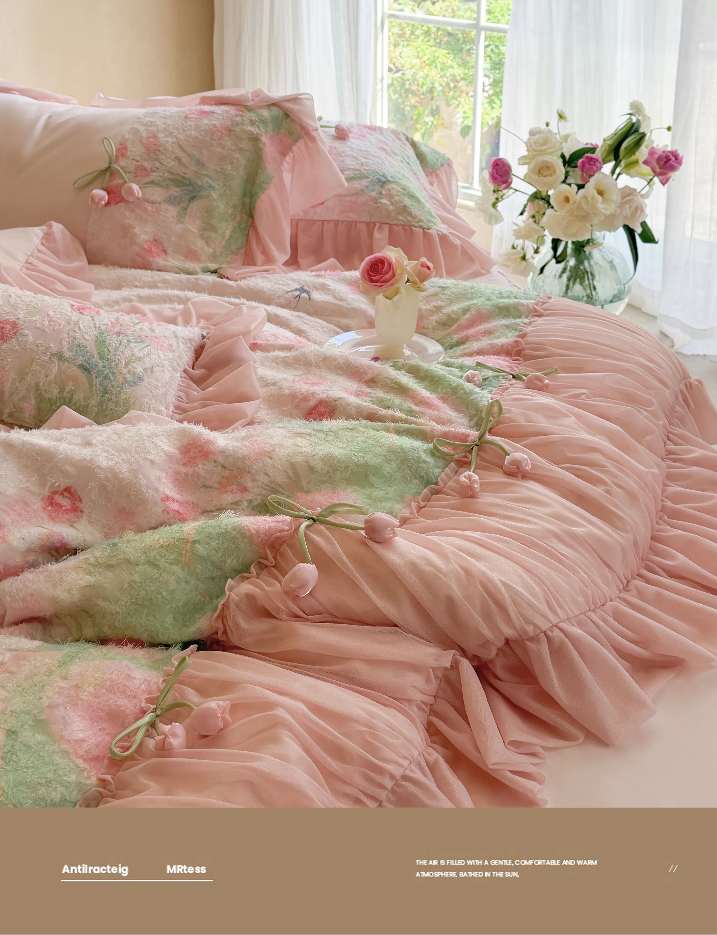Coquette-Aesthetic-100-Washed-Cotton-Oil-Painting-Floral-Bedding-Set08