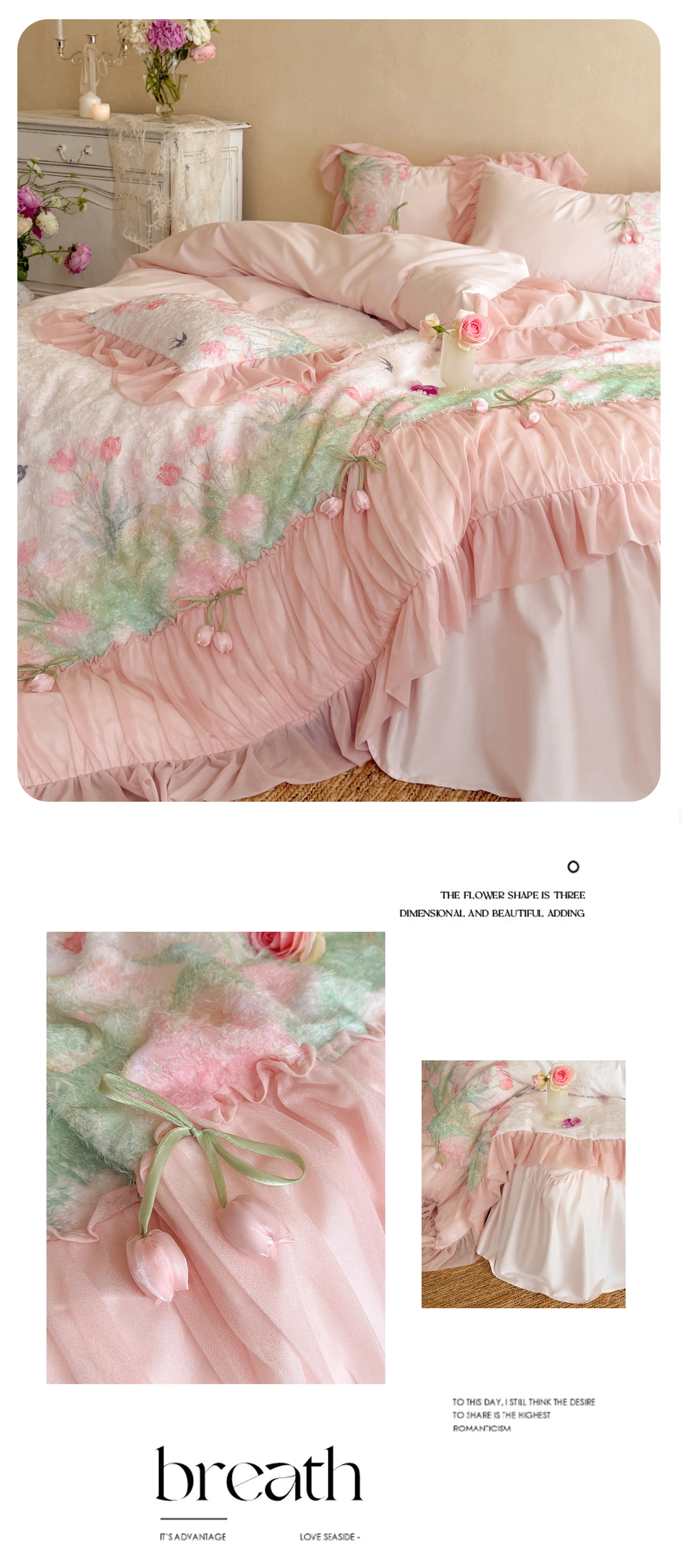 Coquette-Aesthetic-100-Washed-Cotton-Oil-Painting-Floral-Bedding-Set10