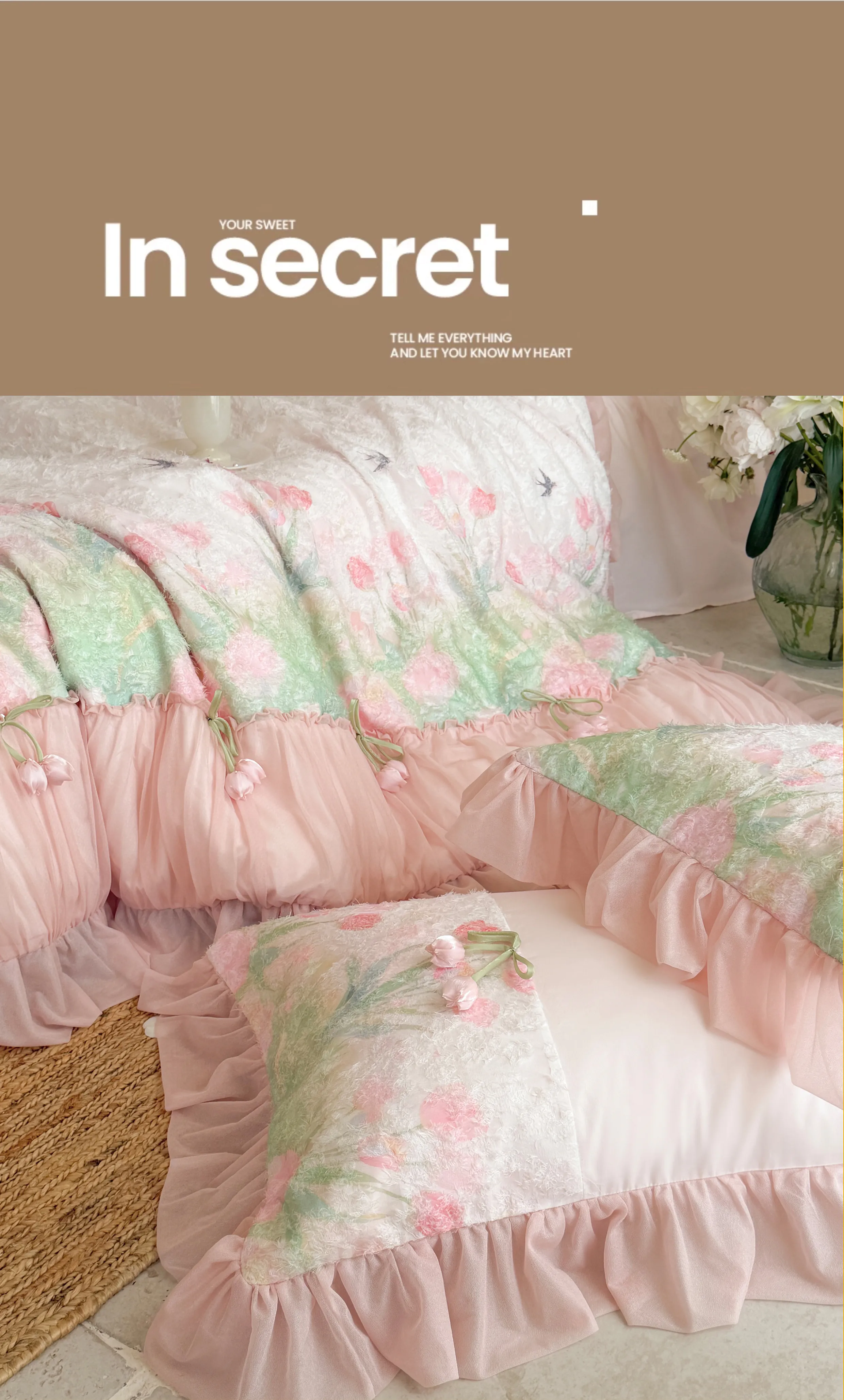 Coquette-Aesthetic-100-Washed-Cotton-Oil-Painting-Floral-Bedding-Set11
