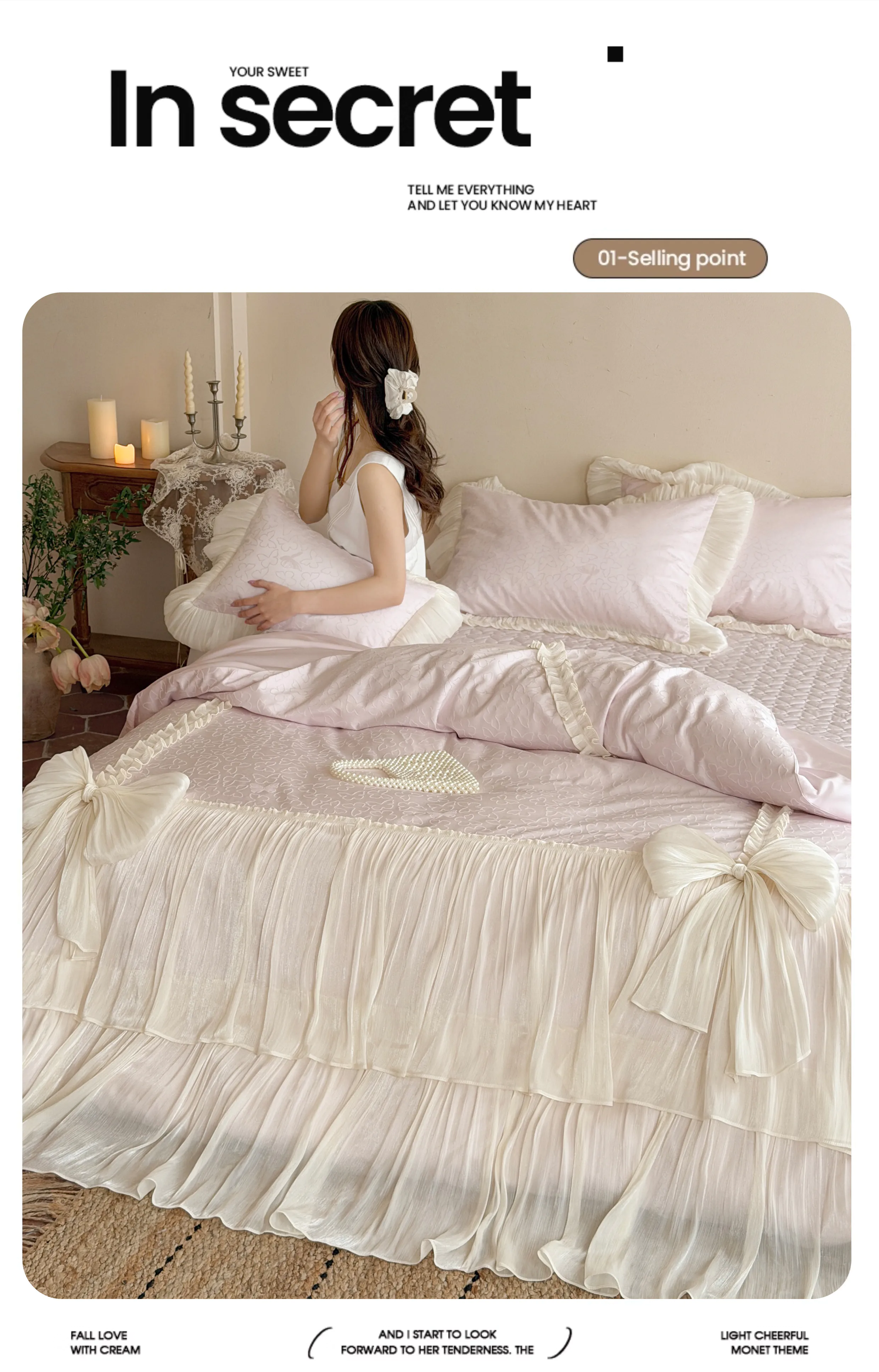 Coquette-Princess-Balletcore-Tencel-Cotton-Tiered-Ruffle-Bedding-Set12