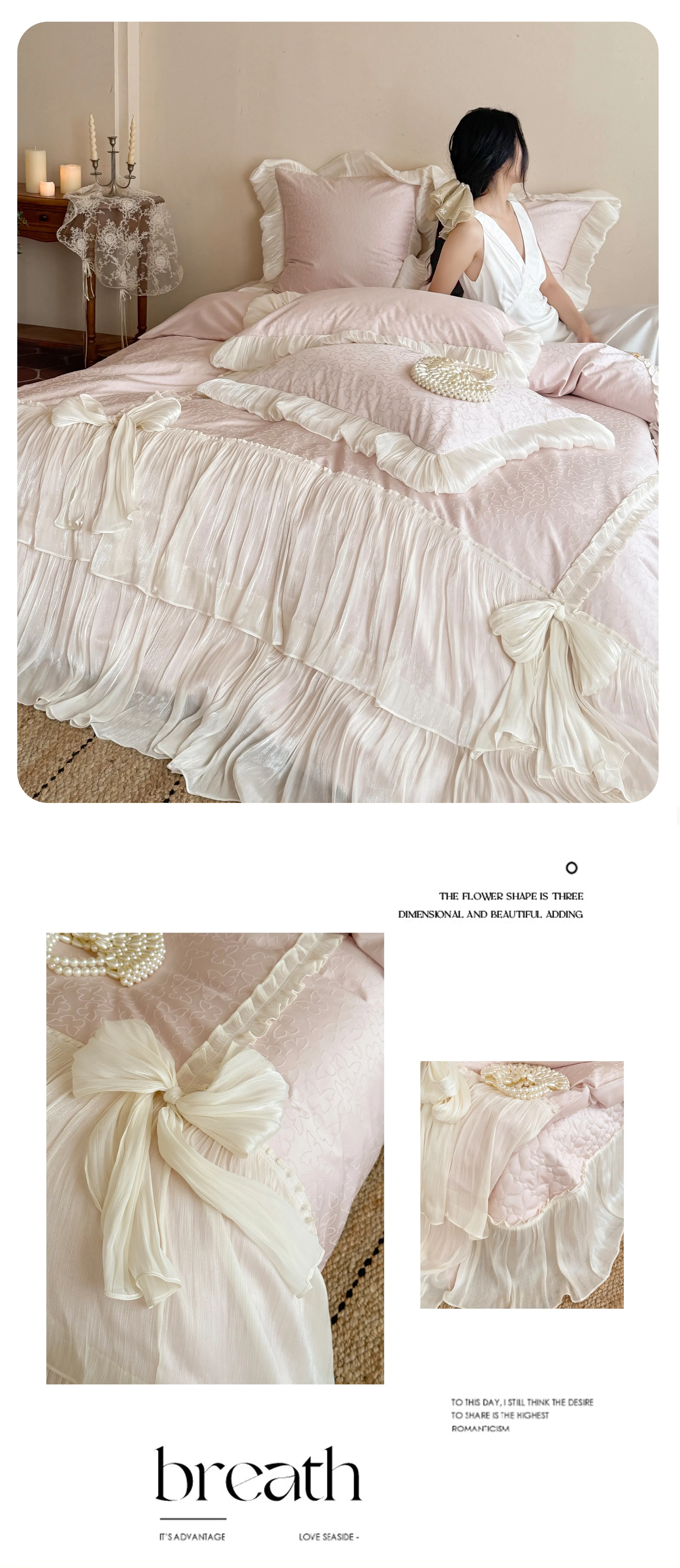 Coquette-Princess-Balletcore-Tencel-Cotton-Tiered-Ruffle-Bedding-Set18