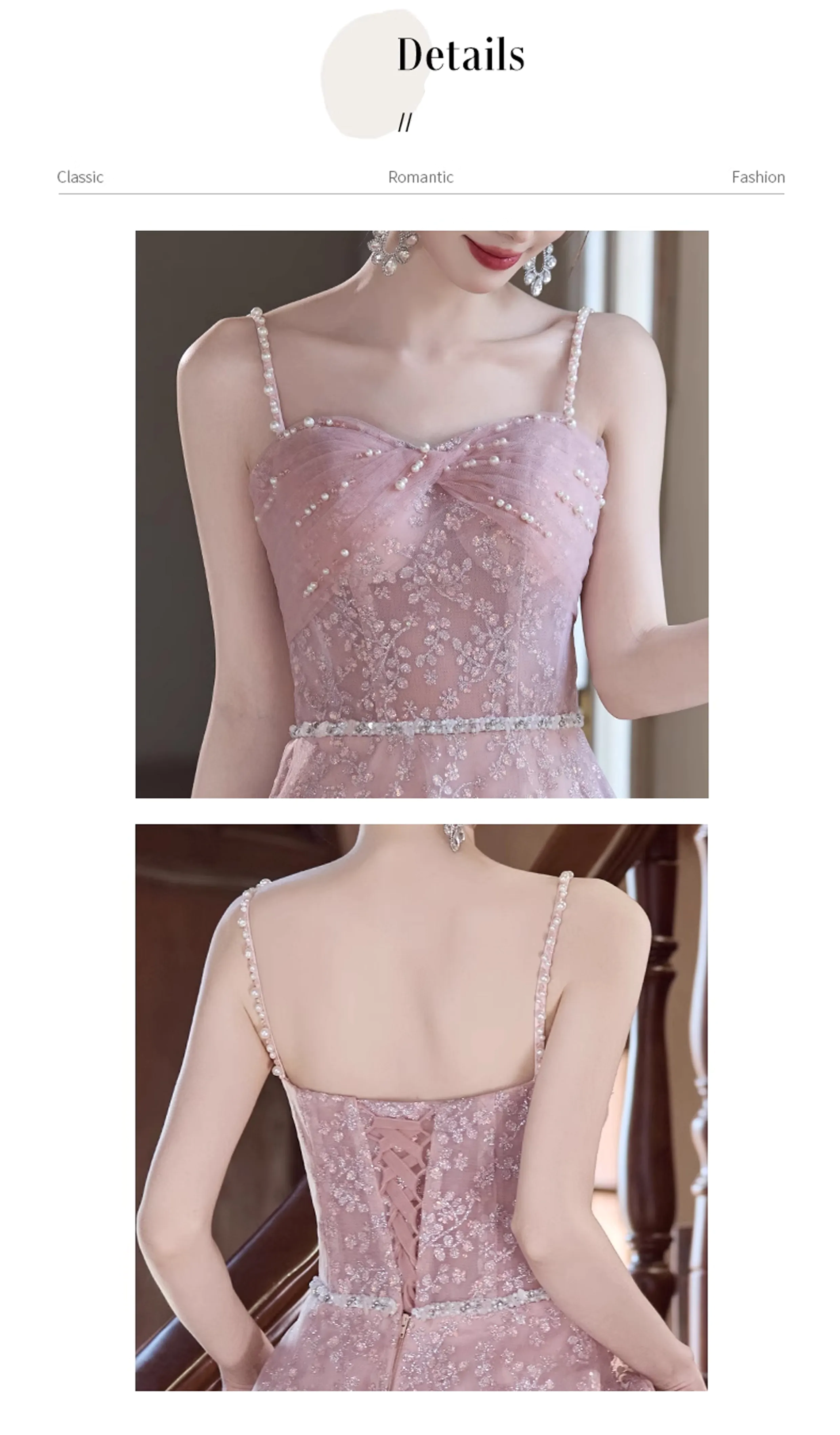 Delicate-Soft-Pink-Lace-Glitter-Wedding-Prom-Gala-Slip-Formal-Long-Dress09