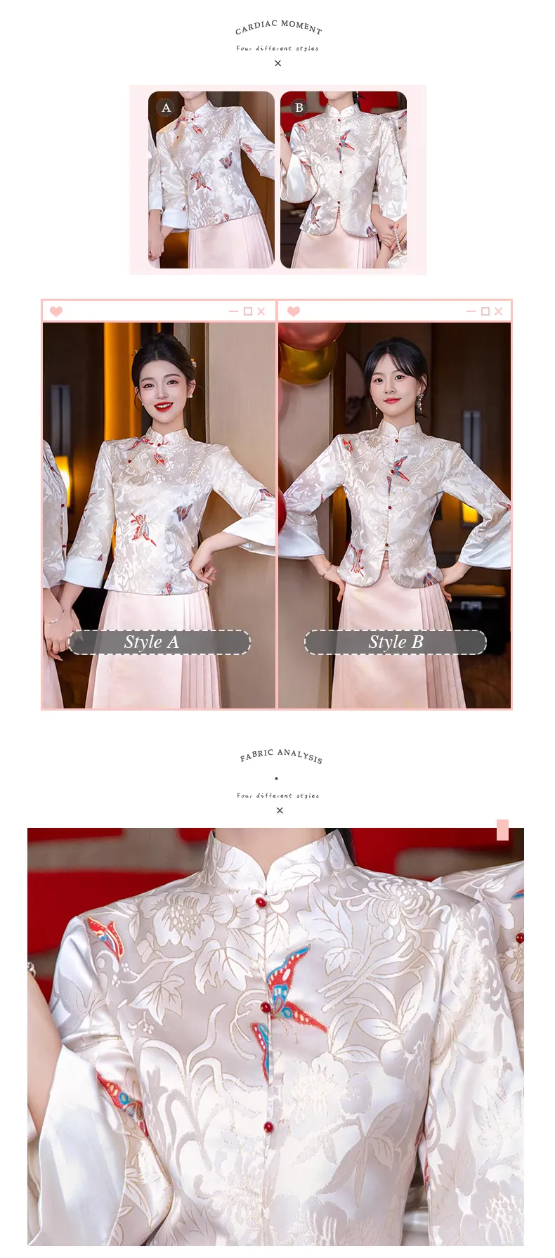 Elegant-Pink-Chinese-Style-Horse-Face-Skirt-Summer-Bridesmaid-Dress10