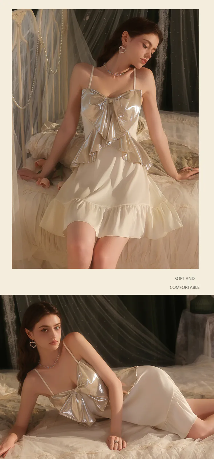 Ladies-Sleeveless-Soft-Satin-Sleepwear-Feminine-Bow-Tie-Slip-Nightgown11