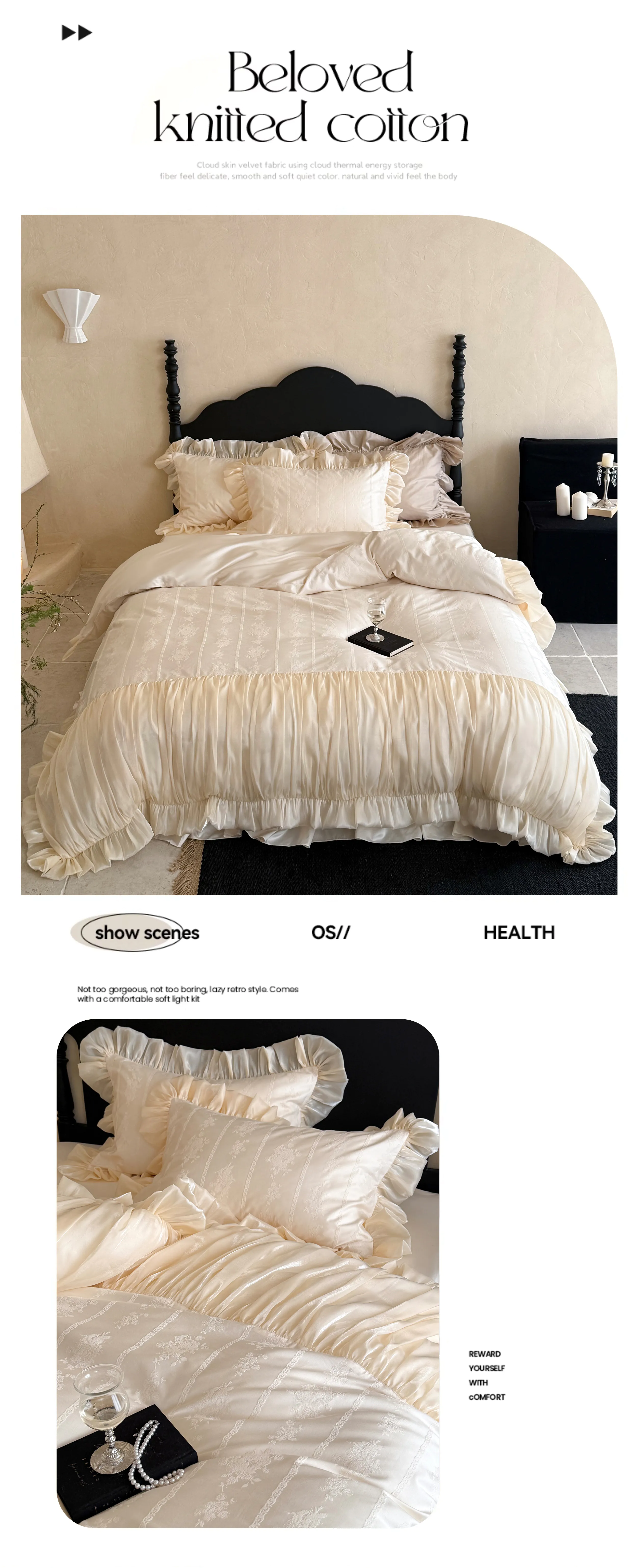 Shabby-Chic-Victorian-Tencel-Cotton-Pleated-Ruffle-Duvet-Cover-4-Pcs-Set07