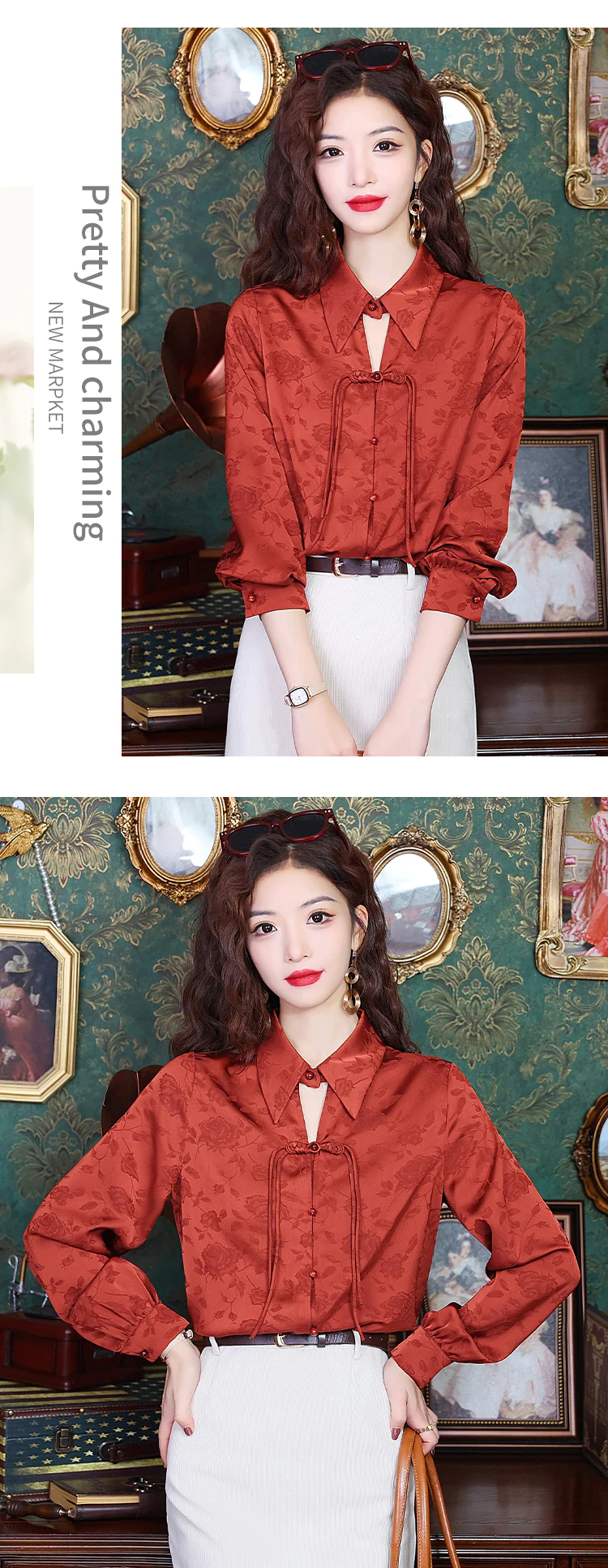 Stylish-Burgundy-Long-Sleeve-Chiffon-Shirt-with-Rose-Flower-Pattern12