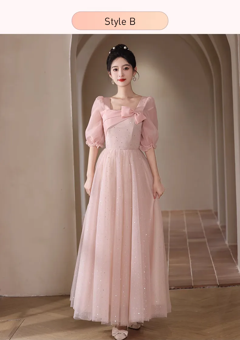 Sweet-Pink-Wedding-Guest-Bridesmaid-Cocktail-Formal-Party-Dress18