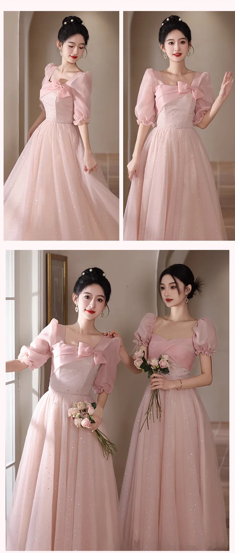 Sweet-Pink-Wedding-Guest-Bridesmaid-Cocktail-Formal-Party-Dress19