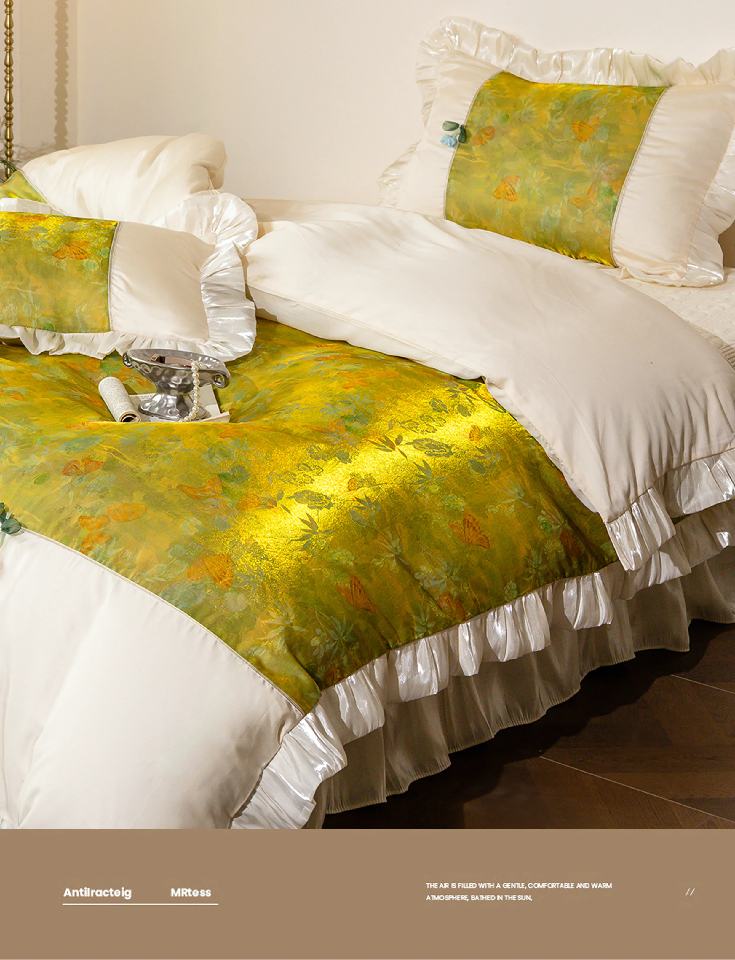 Vintage-Green-Tencel-Cotton-Gilded-Butterfly-Brocade-Jacquard-Bedding-Set09