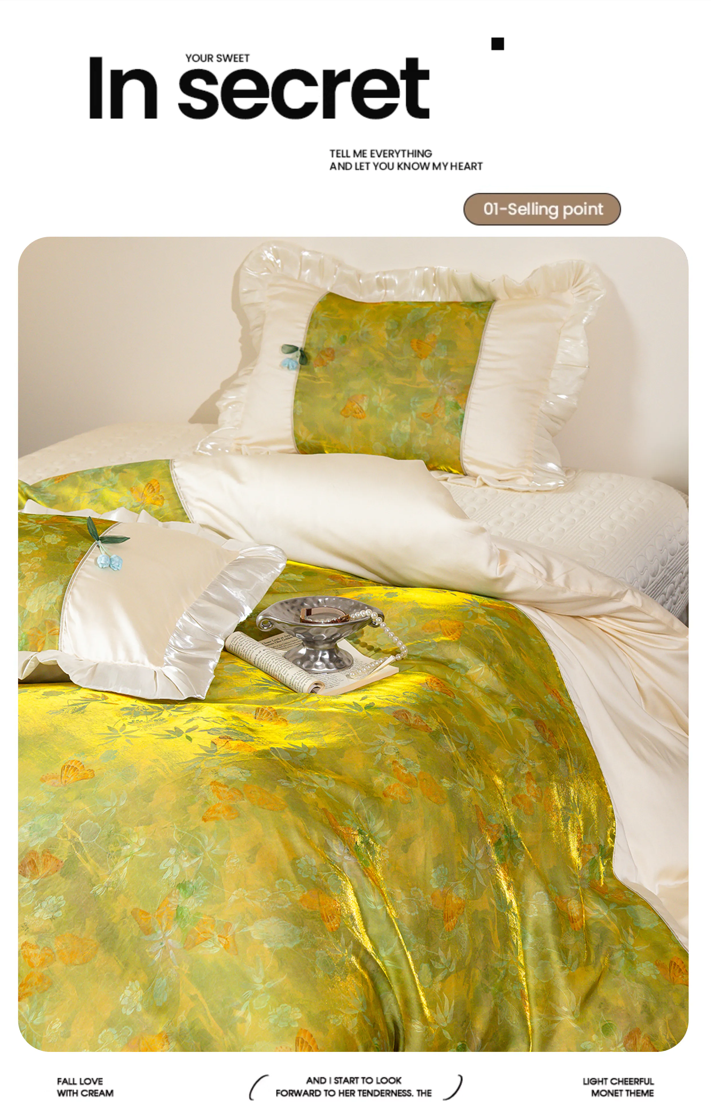 Vintage-Green-Tencel-Cotton-Gilded-Butterfly-Brocade-Jacquard-Bedding-Set10