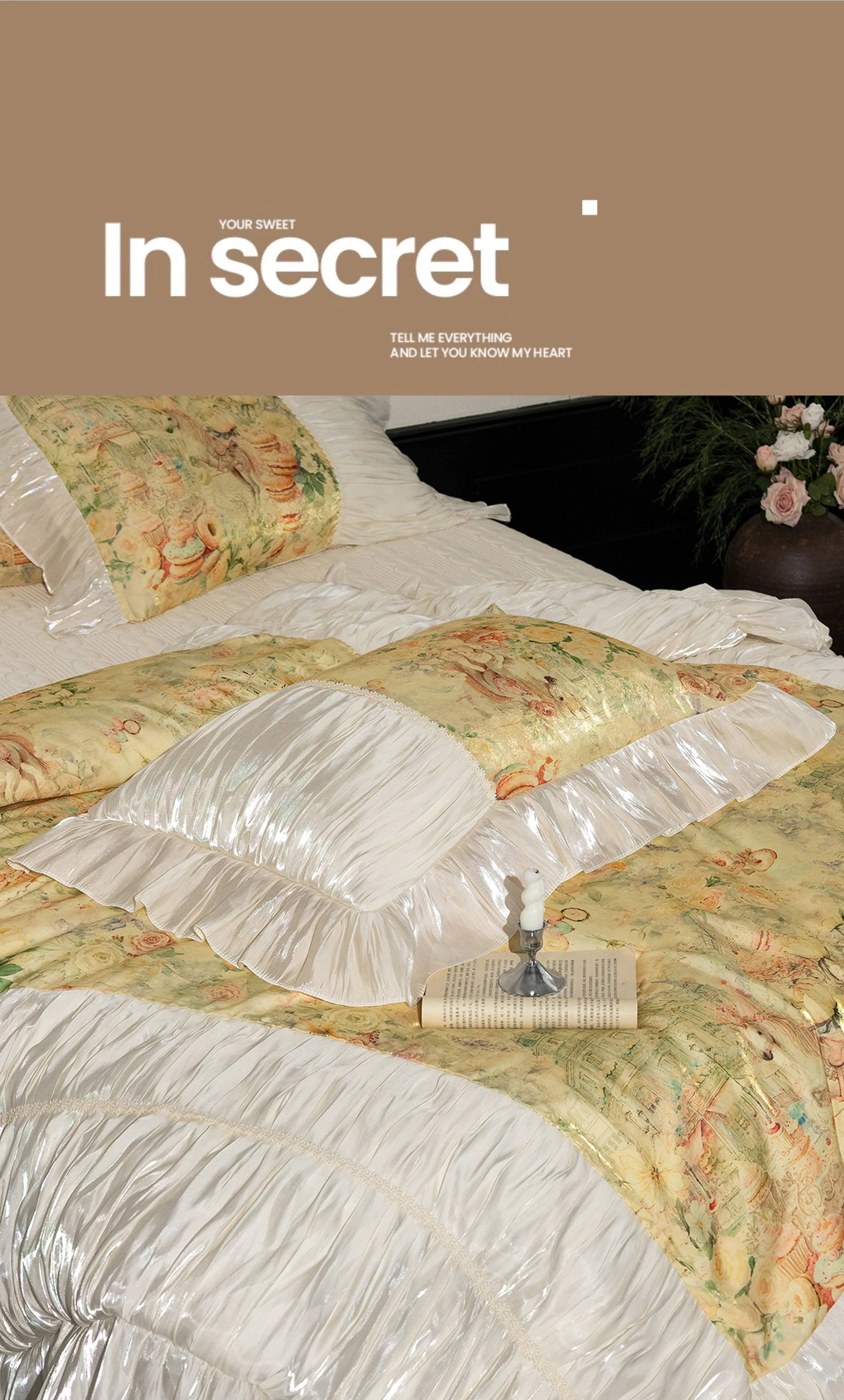 Vintage-Victorian-Style-Floral-Digital-Print-Tencel-Cotton-Bedspread-4-Pcs-Set11