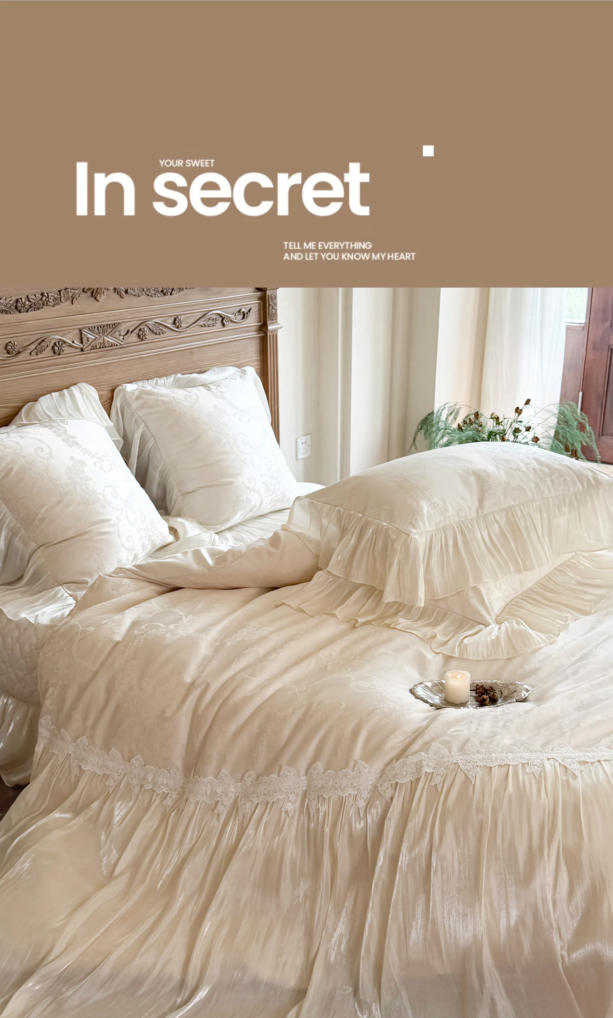 100-Cotton-Pleated-Ruffle-Edges-Floral-Damask-Jacquard-Duvet-Cover-Set24