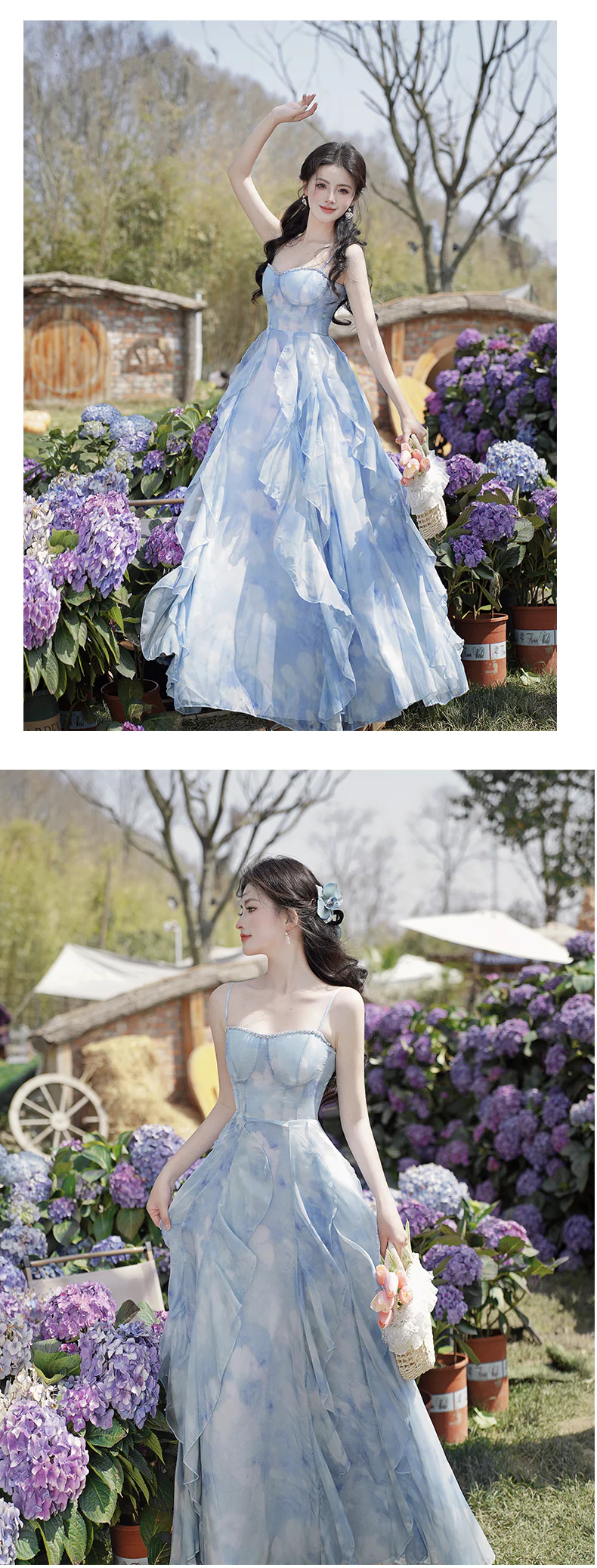 Blue-Tie-Dye-Tiered-Ruffle-Summer-Vacation-Casual-Dress-with-Cardigan15