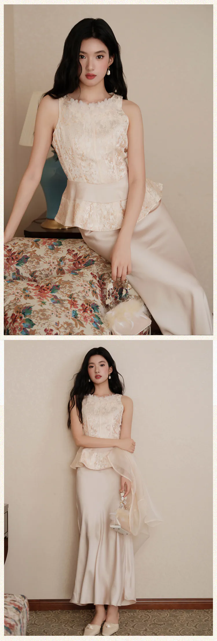 Chic-Golden-Jacquard-Top-Satin-Dress-and-Sheer-Tulle-Overlay-3-Piece-Set15