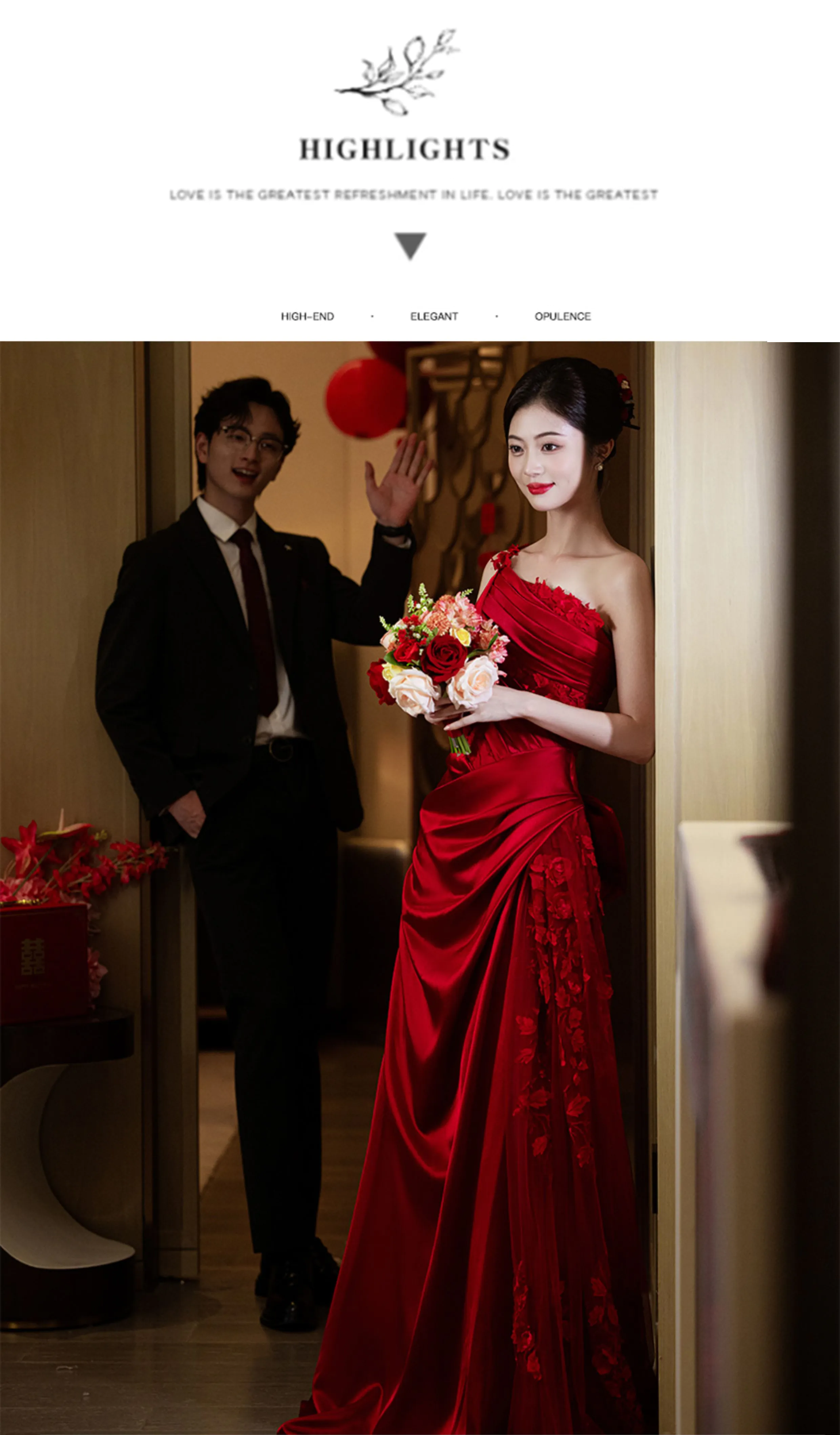 Elegant-Red-One-Shoulder-Satin-Lace-Wedding-Toast-Party-Formal-Dress09