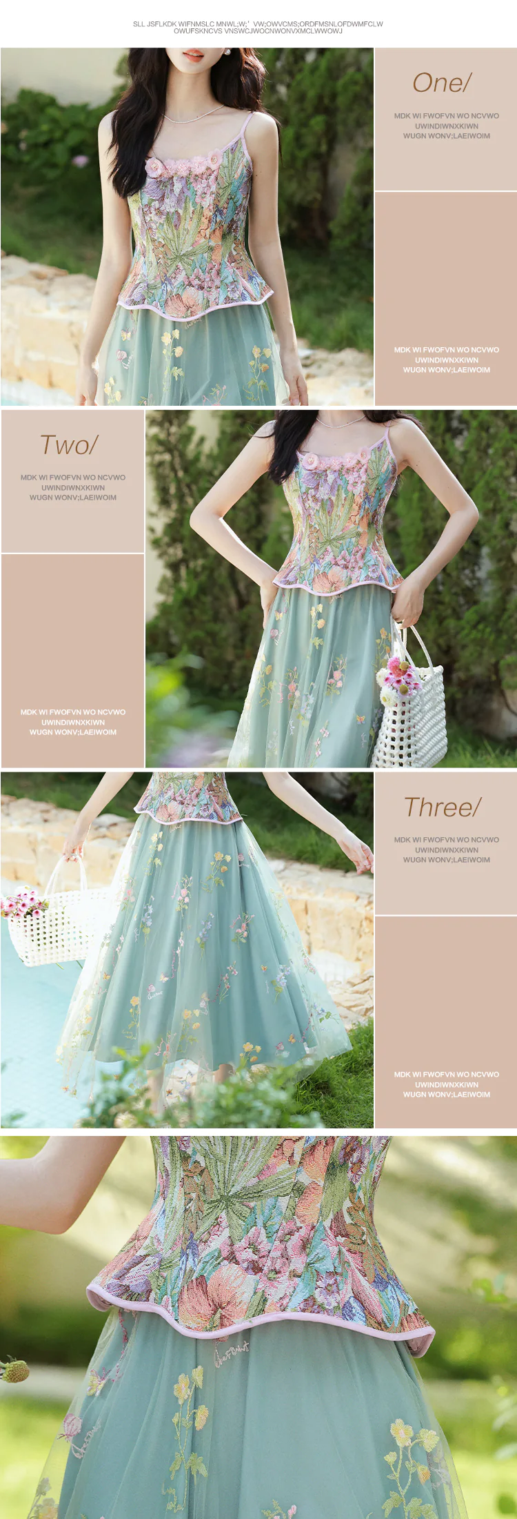 Ethereal-Green-Floral-Corset-Top-with-Sheer-Mesh-Skirt-Summer-Casual-Outfit09