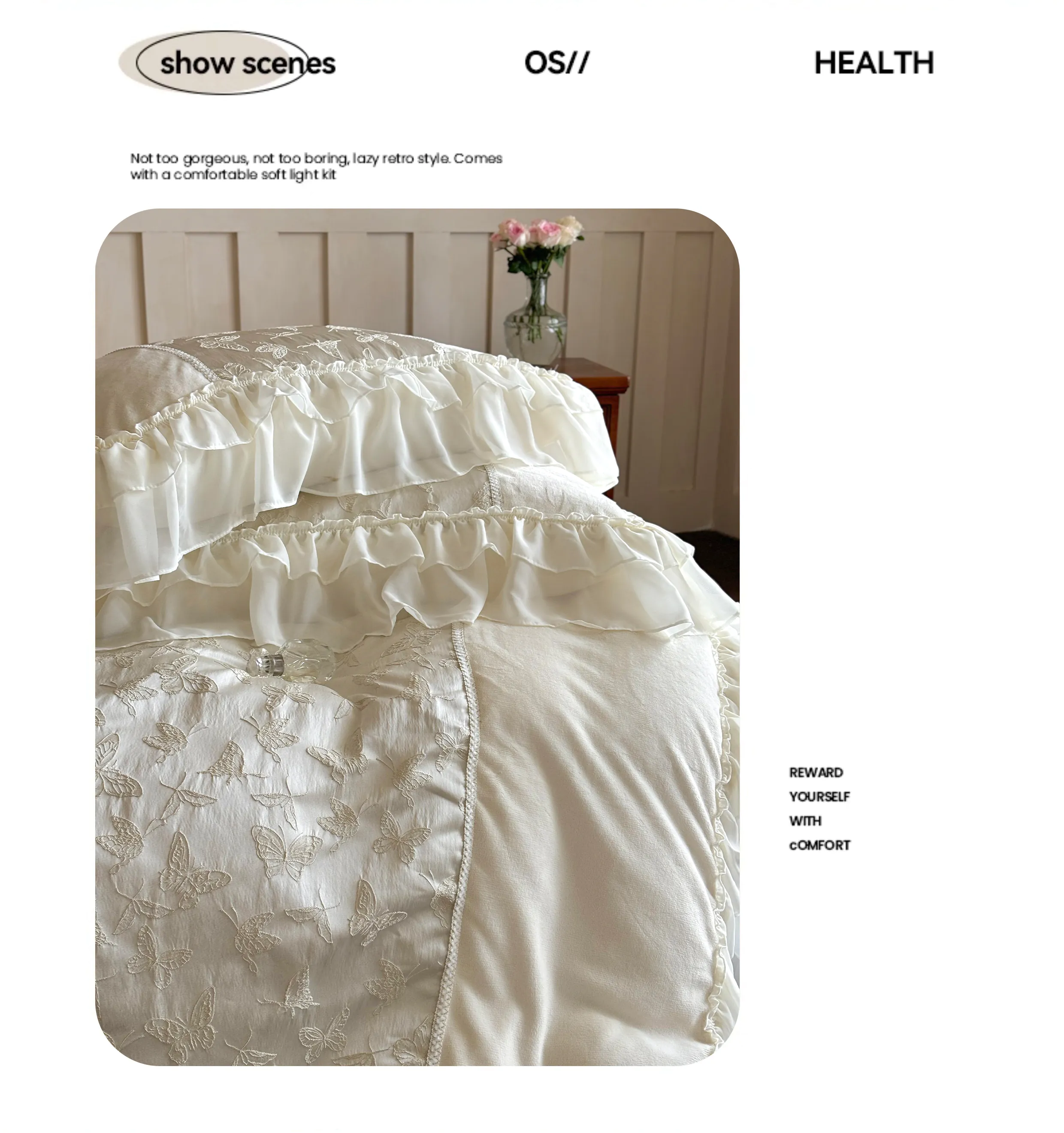 Exquisite-50S-Jacquard-Butterfly-100-Cotton-Ruffle-Duvet-Cover-Set21
