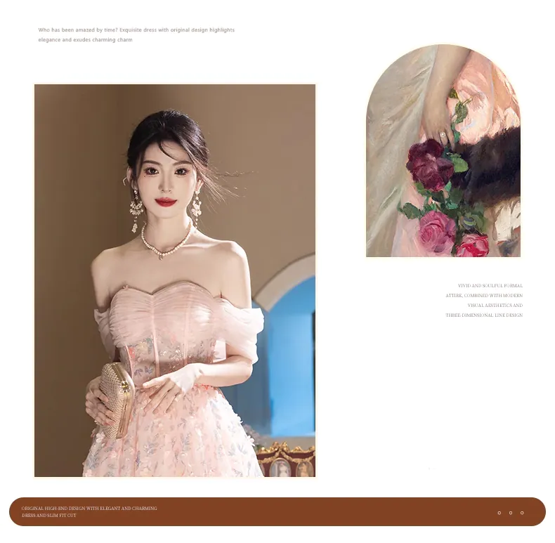 Romantic-Pink-Off-Shoulder-Formal-Event-Dress-Floral-Embroidered-Gown08