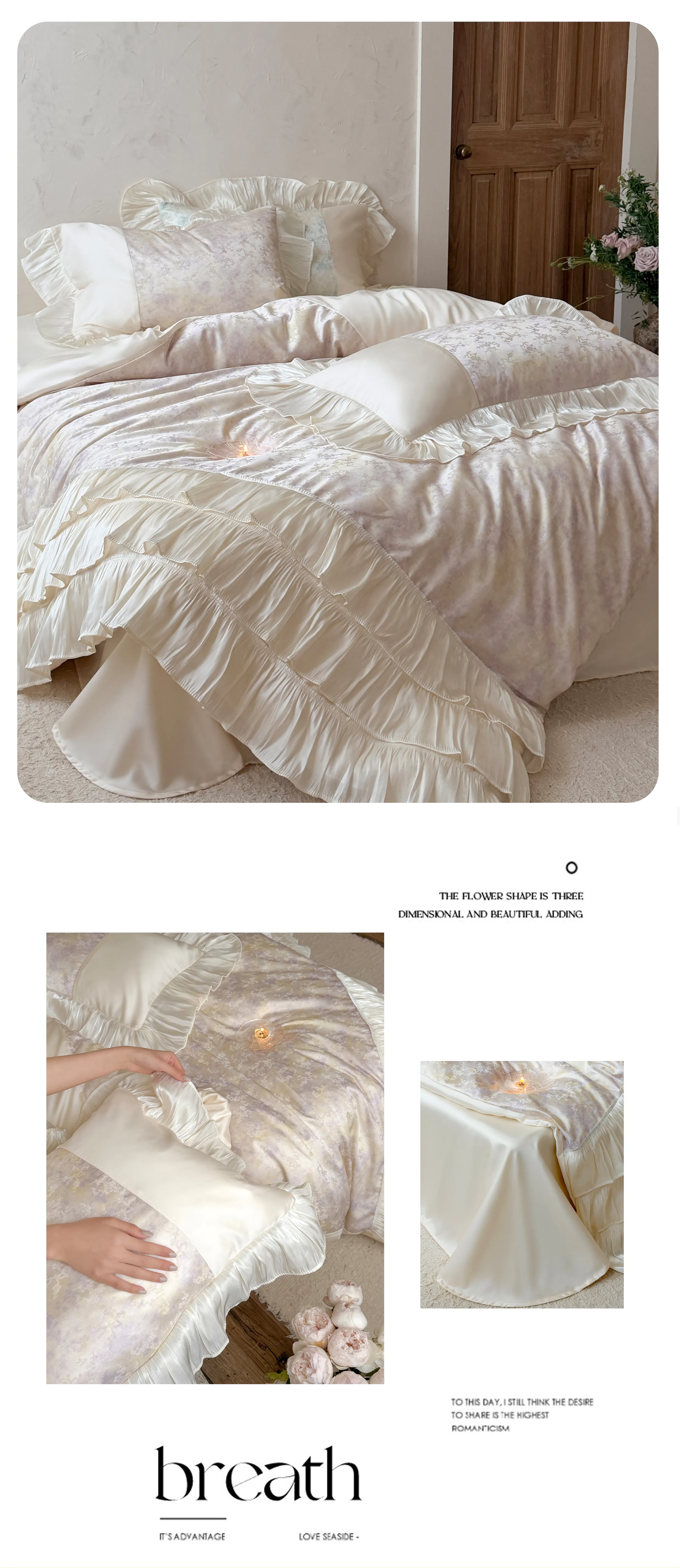 Silky-Soft-Jacquard-Floral-Print-Pleated-Ruffle-Edge-Lyocell-Bedding-Set17