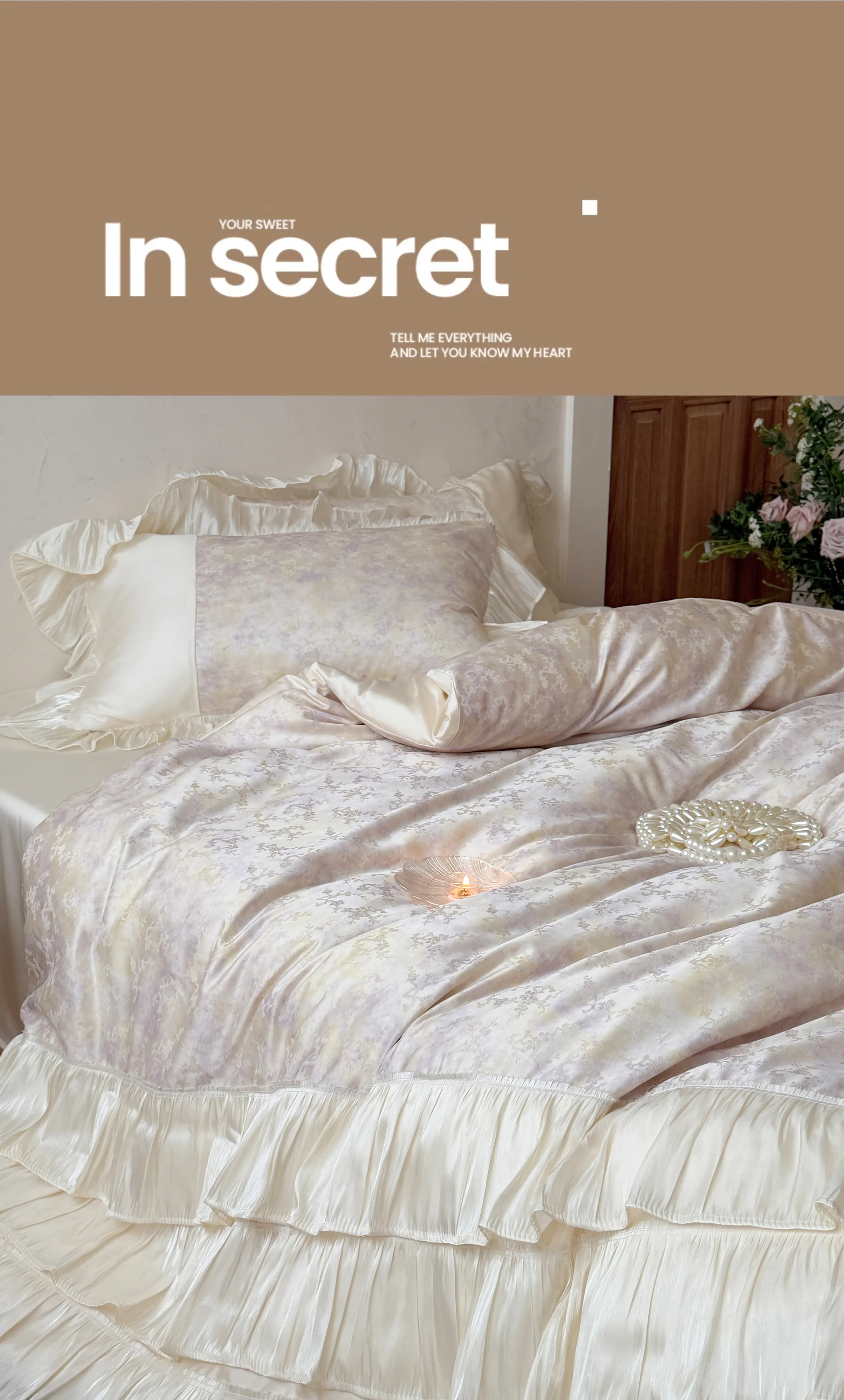 Silky-Soft-Jacquard-Floral-Print-Pleated-Ruffle-Edge-Lyocell-Bedding-Set18
