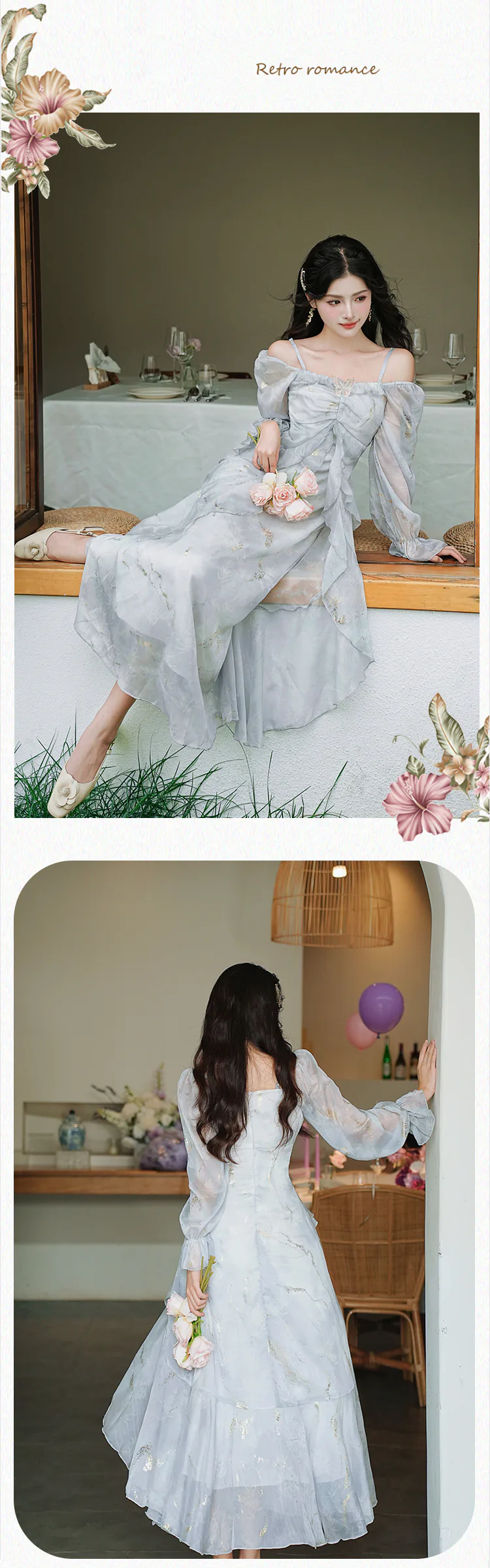Soft-Blue-Gold-Foil-Long-Sleeve-Ruffle-Ombre-Chiffon-Summer-Casual-Dress12