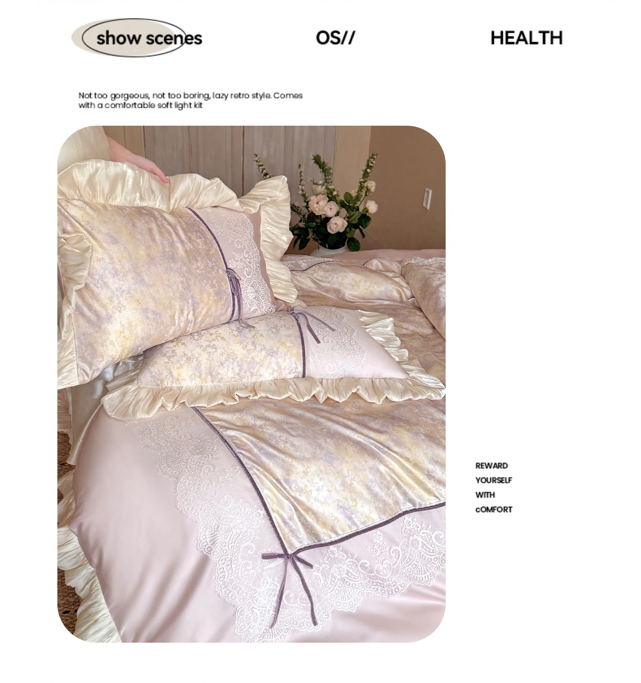 Soft-Cooling-Tencel-Cotton-Eyelash-Lace-Ruffle-Jacquard-Bed-Sheets-Set10
