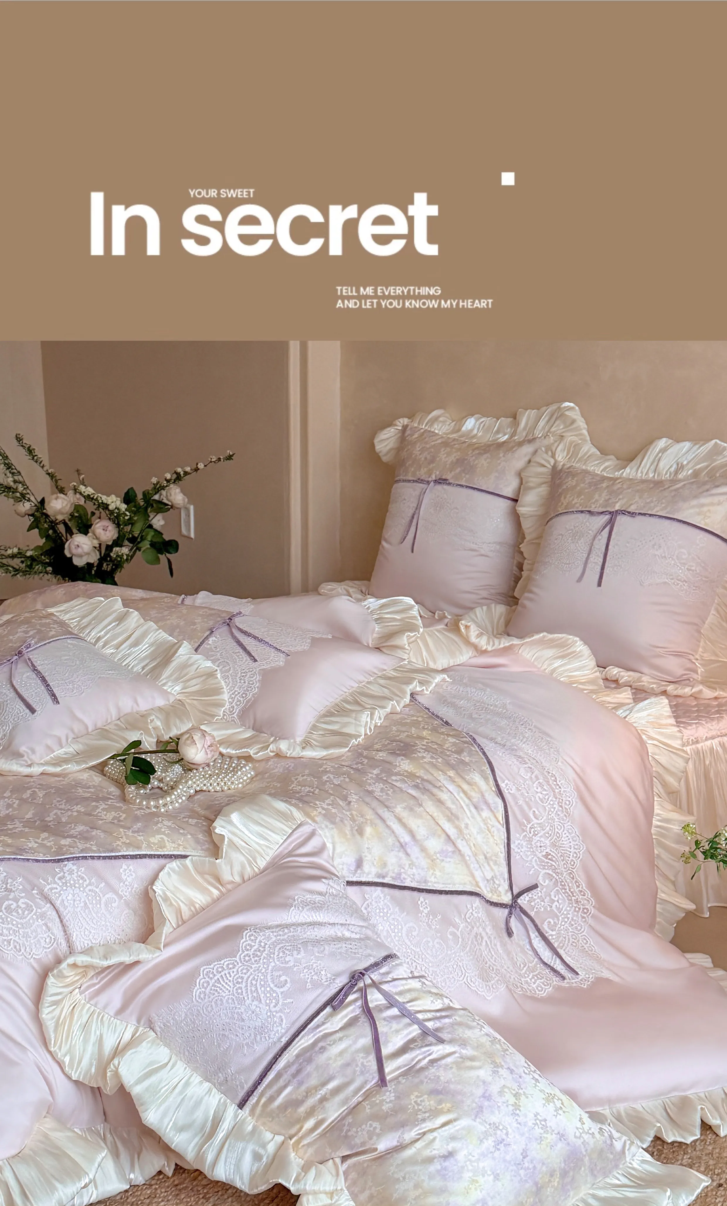Soft-Cooling-Tencel-Cotton-Eyelash-Lace-Ruffle-Jacquard-Bed-Sheets-Set13