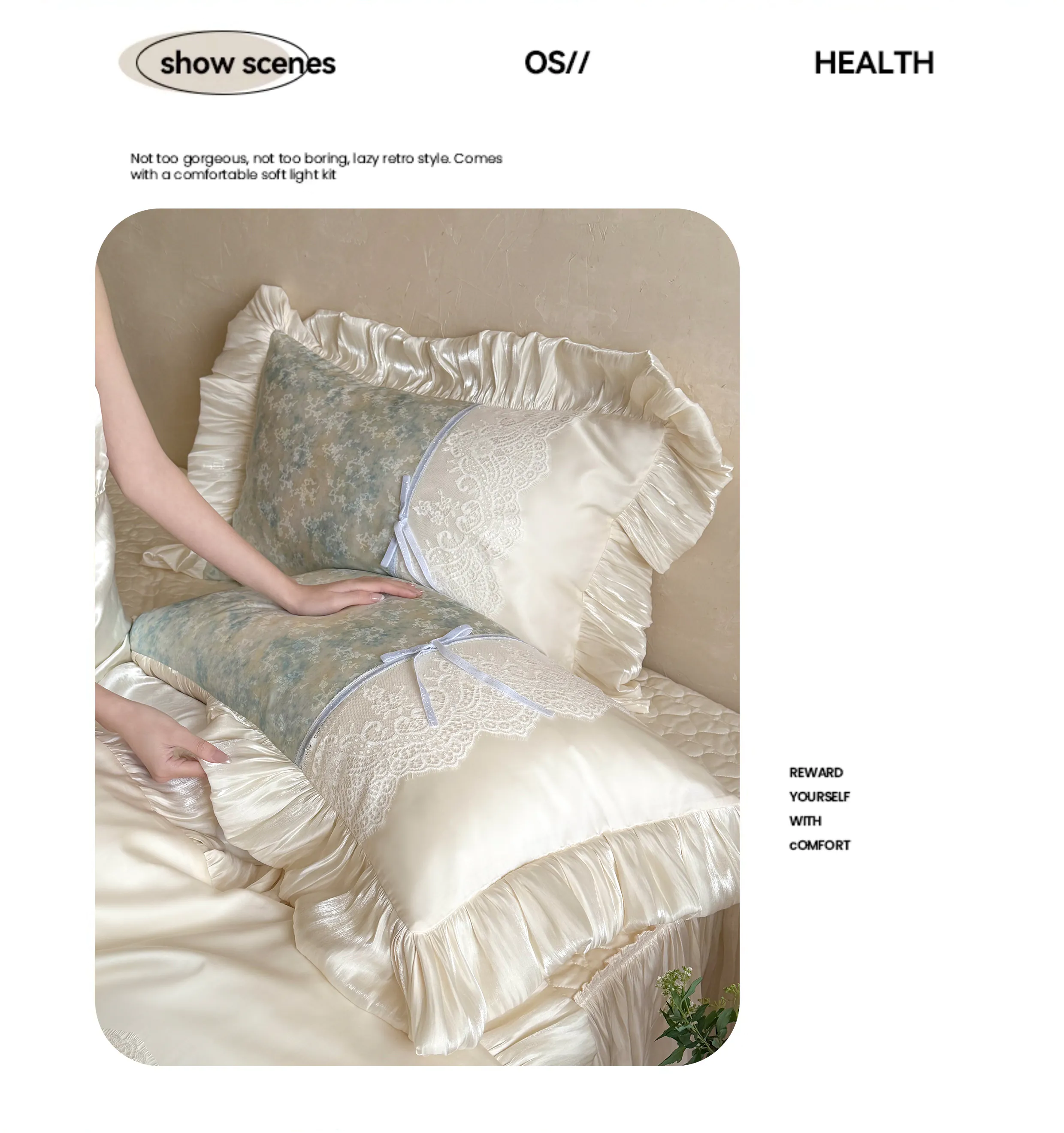 Soft-Cooling-Tencel-Cotton-Eyelash-Lace-Ruffle-Jacquard-Bed-Sheets-Set15