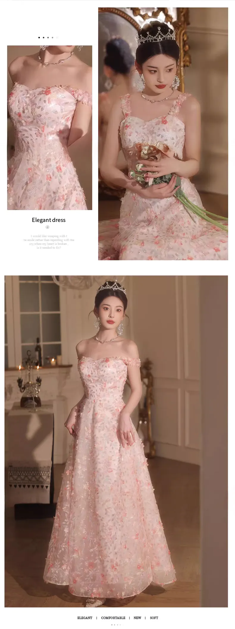 Sweet-Pastel-Pink-Tulle-Embellished-Flowers-Special-Occasions-Formal-Dress11