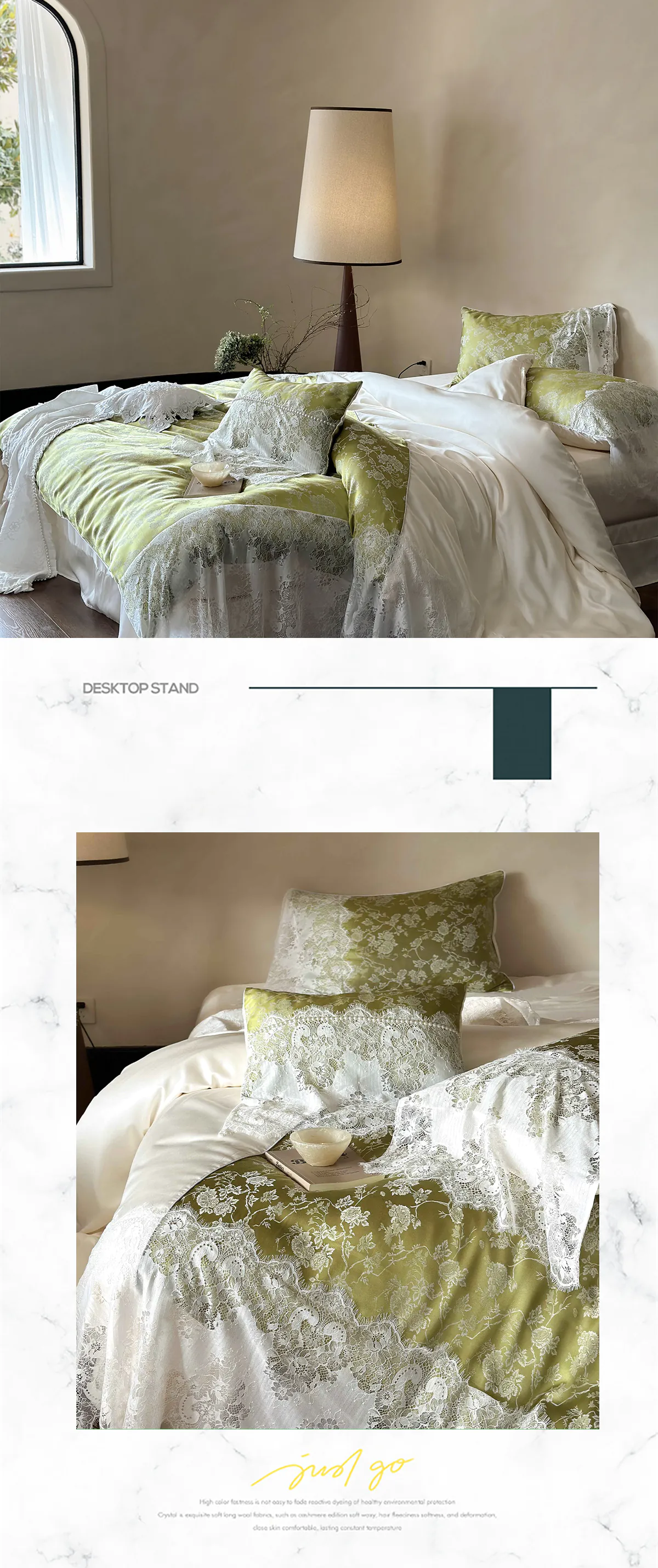 Elegant-Olive-Green-Lace-Trim-Jacquard-Duvet-Cover-Pillowcases-Bedding-Set11
