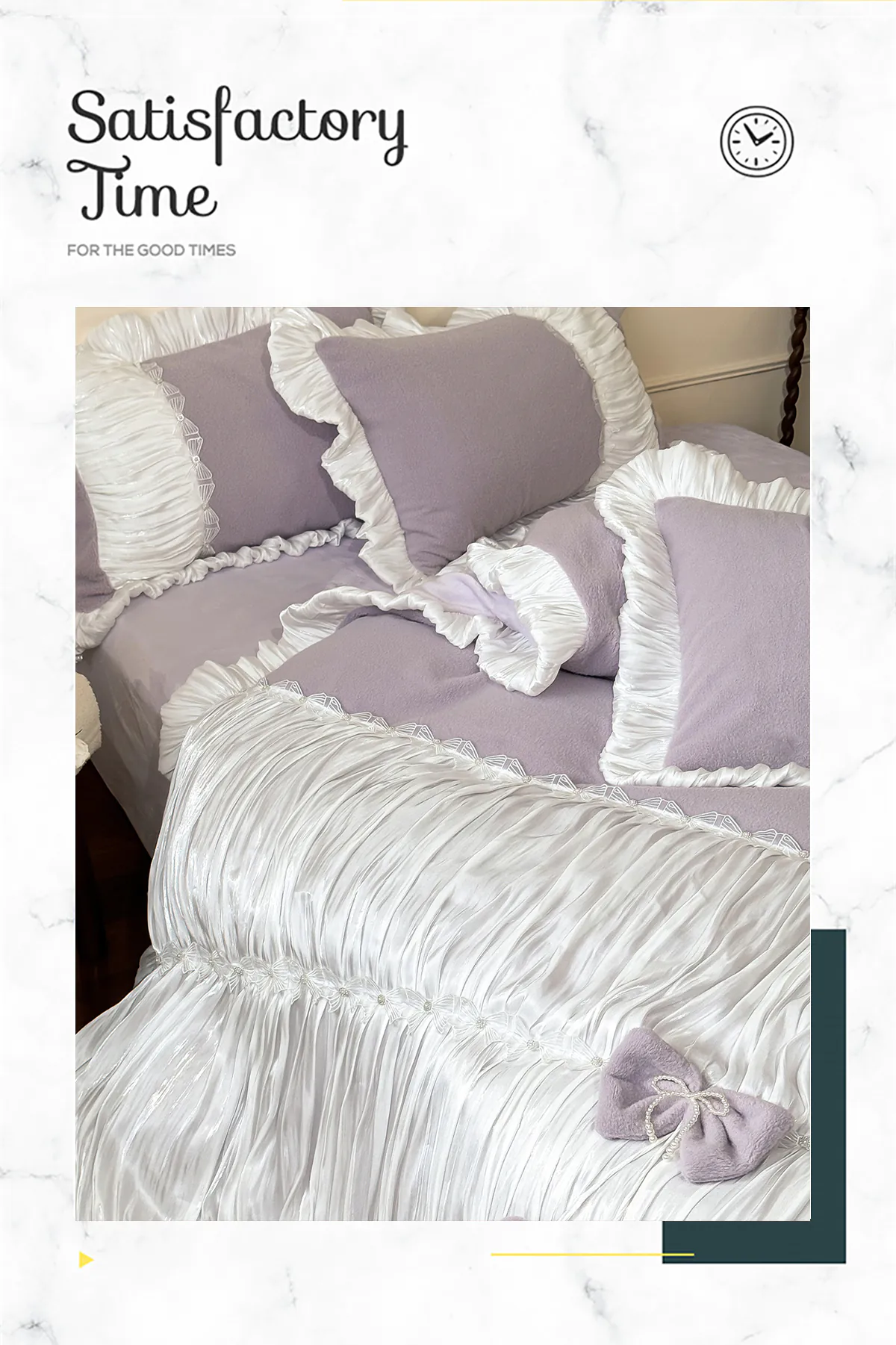 French-Princess-Style-Light-Purple-260g-Matte-Milk-Velvet-Bedding-4-Pcs-Set08