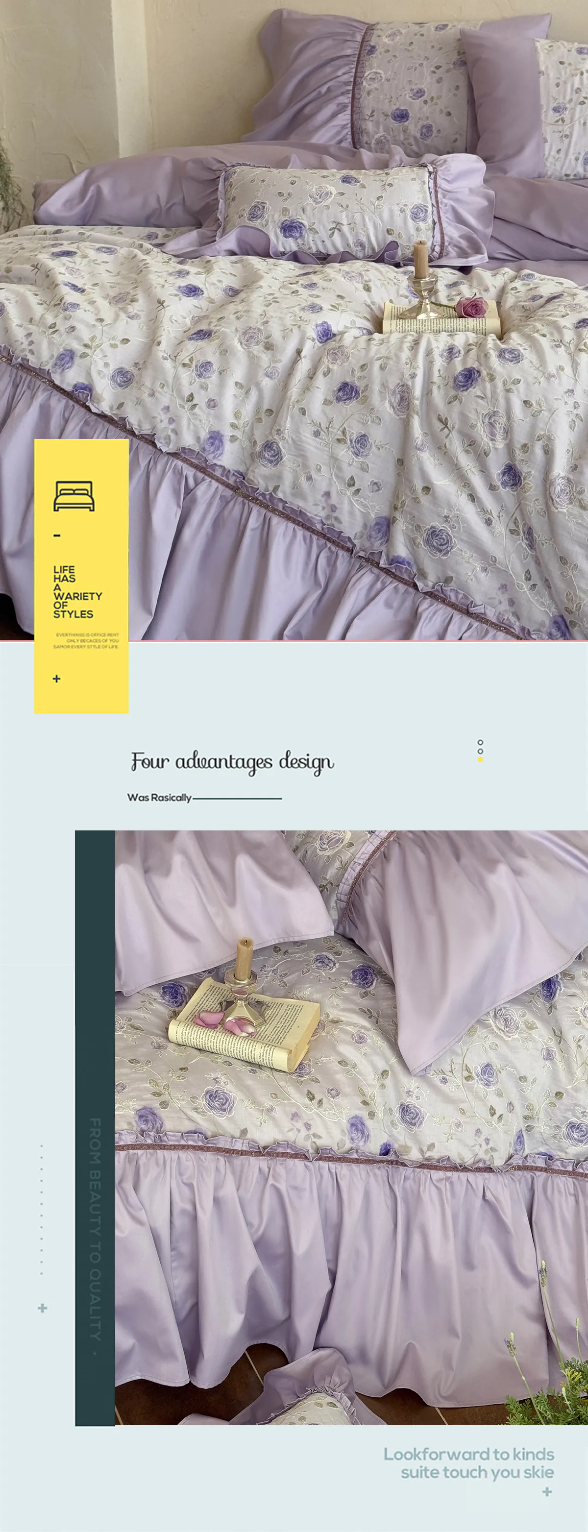 Vintage-Princess-Lavender-Lilac-100S-Cotton-Floral-Embroidery-Bedding-Set09