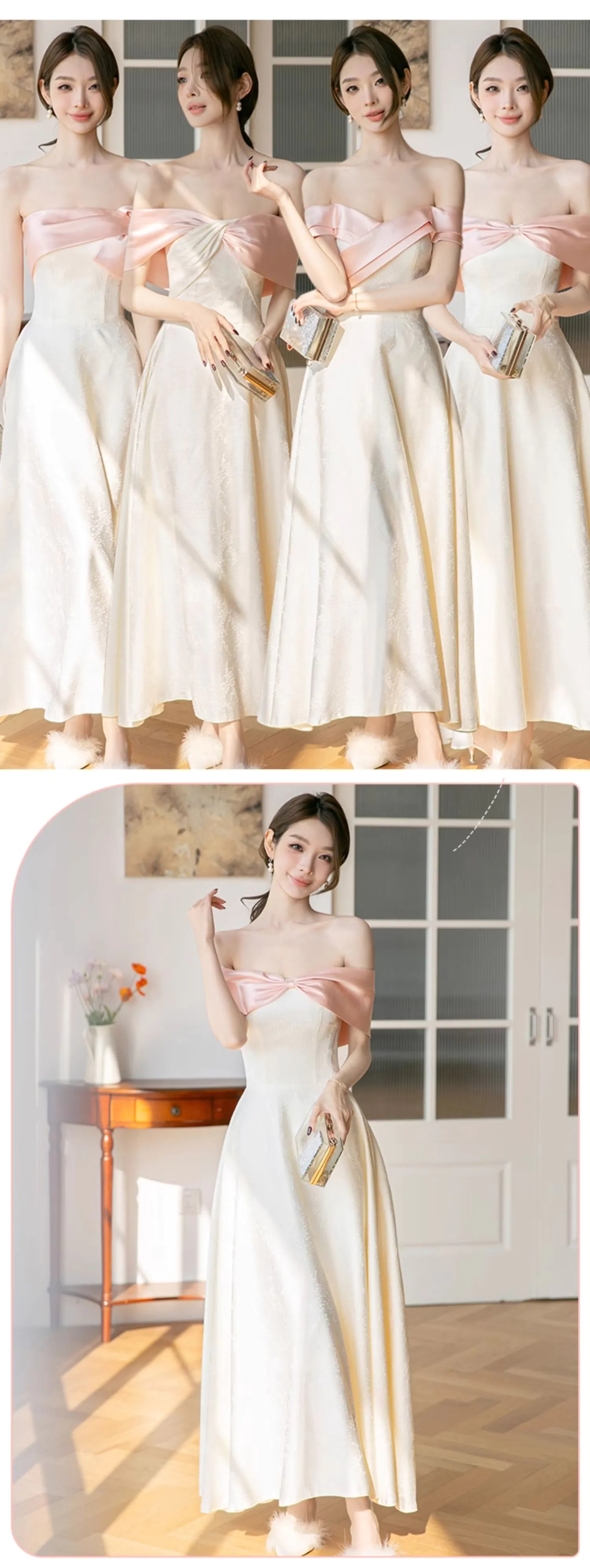 Charming-Champagne-Jacquard-Satin-Bridesmaid-Dress-Wedding-Party-Gown08