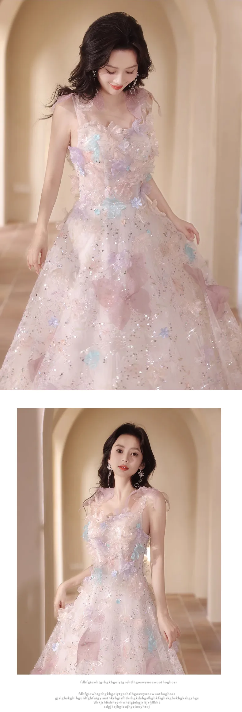 Graceful-Pastel-Sequin-Floral-Sleeveless-Tulle-Prom-Dress-Evening-Ball-Gown10