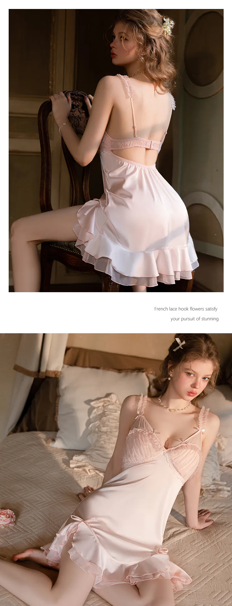 Ladies-Princess-Sleeveless-Open-Back-Lace-Boudoir-Babydoll-Nightgown14