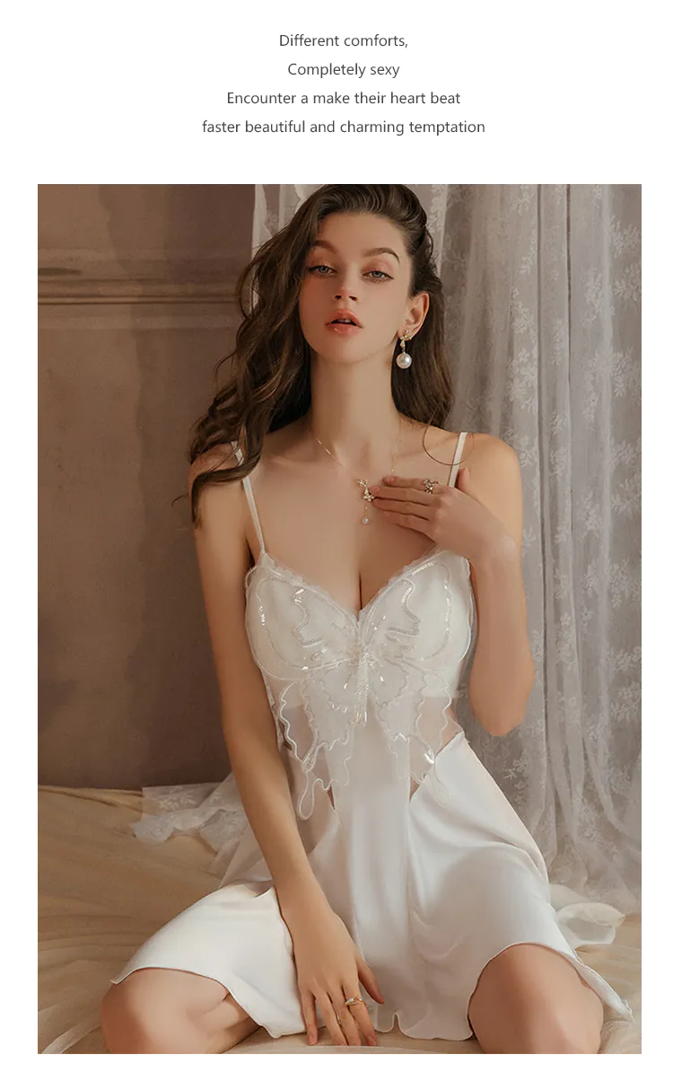 Sexy-Sheer-Mesh-Butterfly-Open-Back-Nightgown-with-Shelf-Bra16